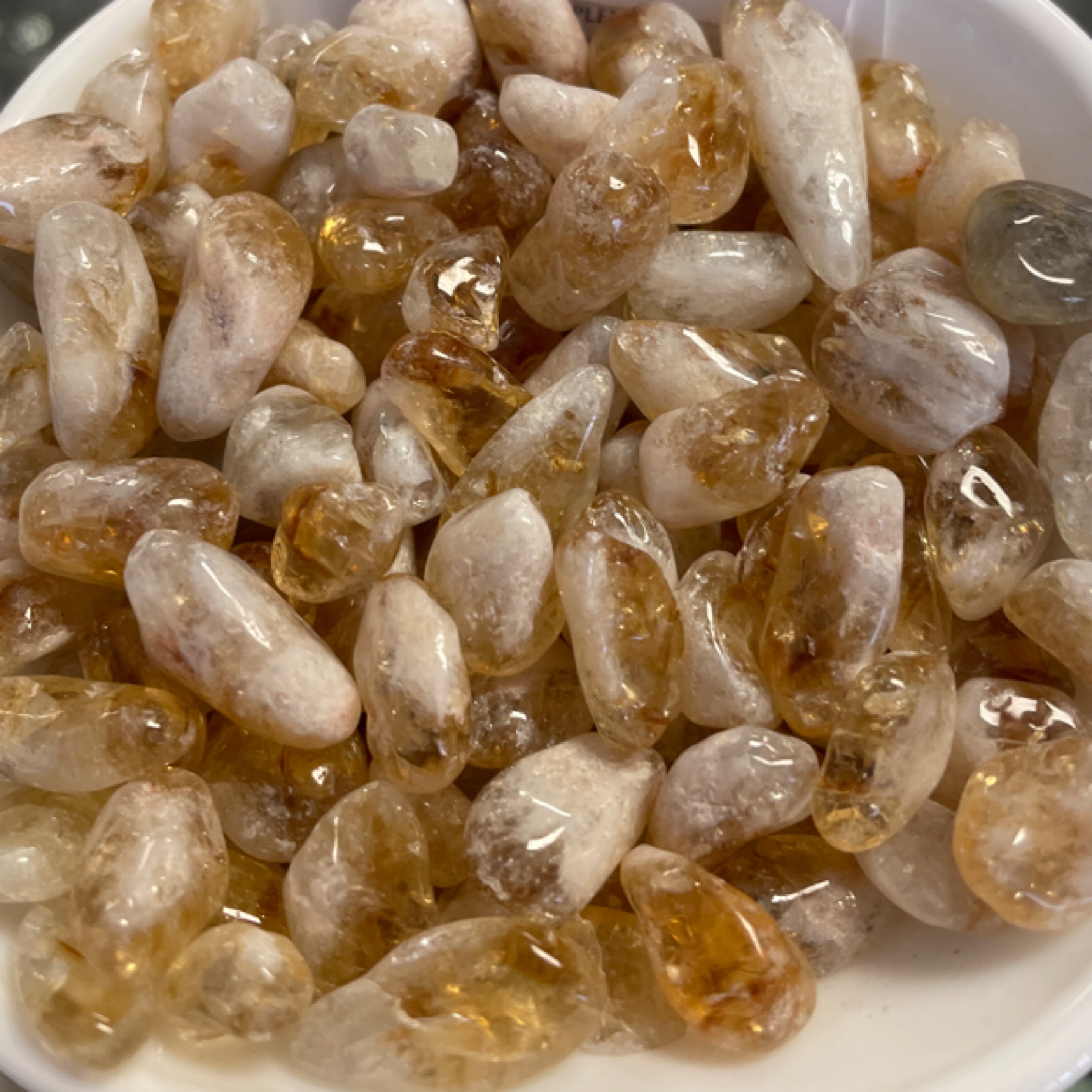 Mini Citrine Tumbles