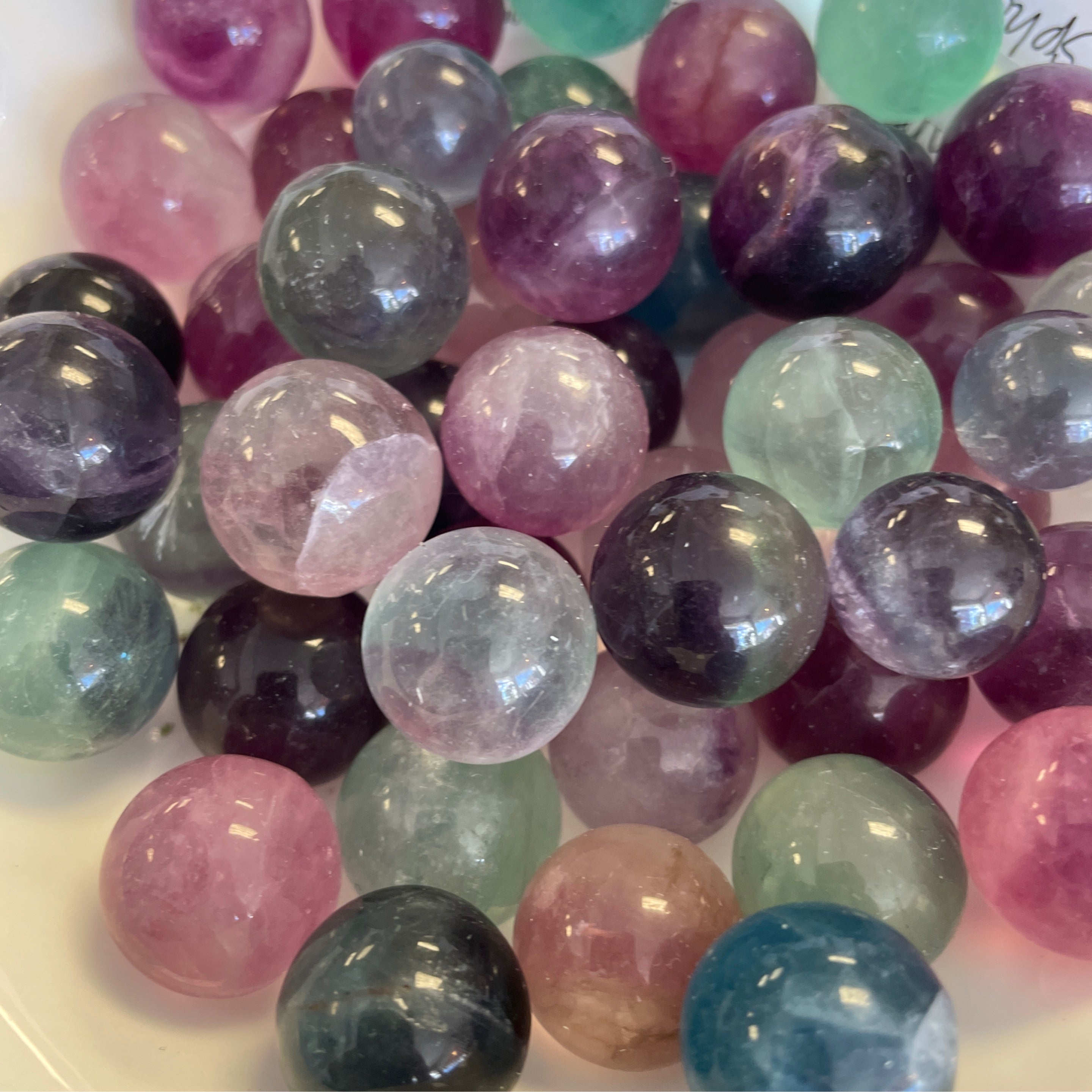 Rainbow Fluorite Mini Sphere