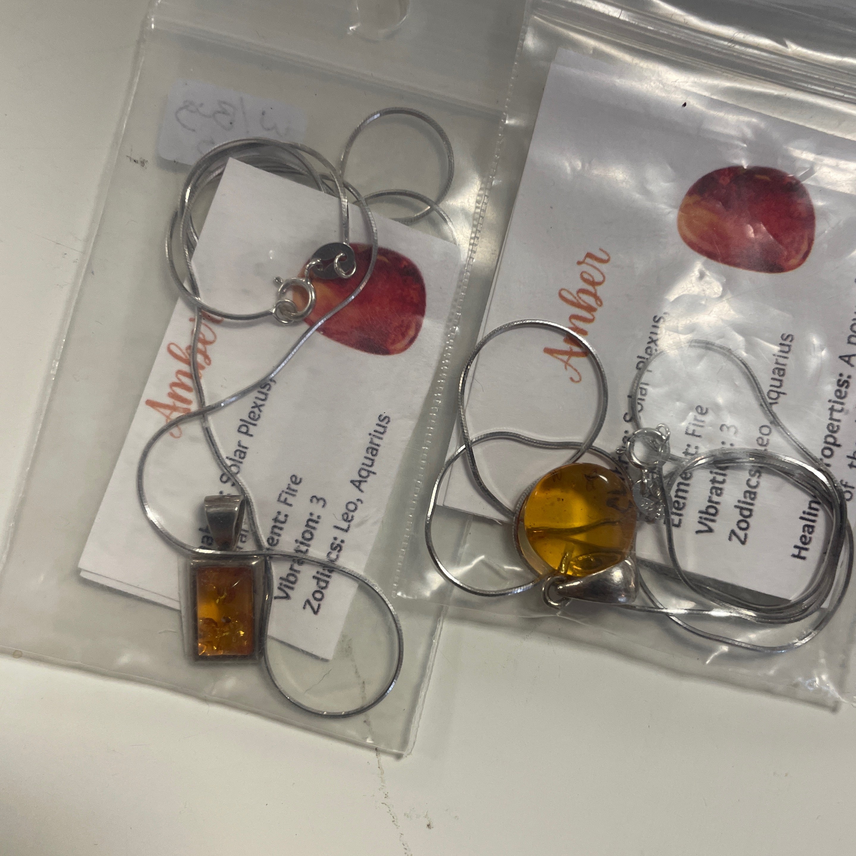 Amber Pendant With Bug