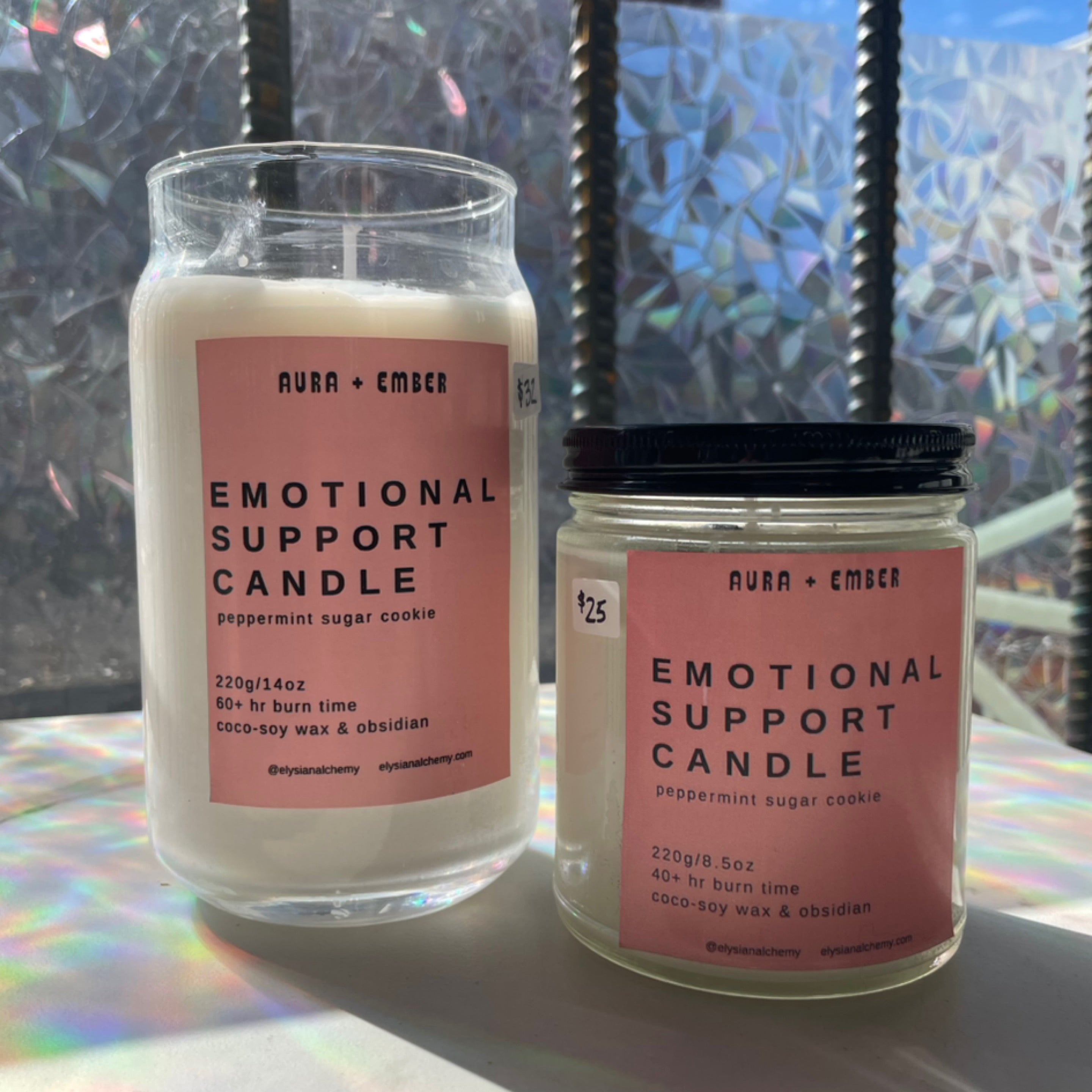 Emotional Support Candle - Aura & Ember