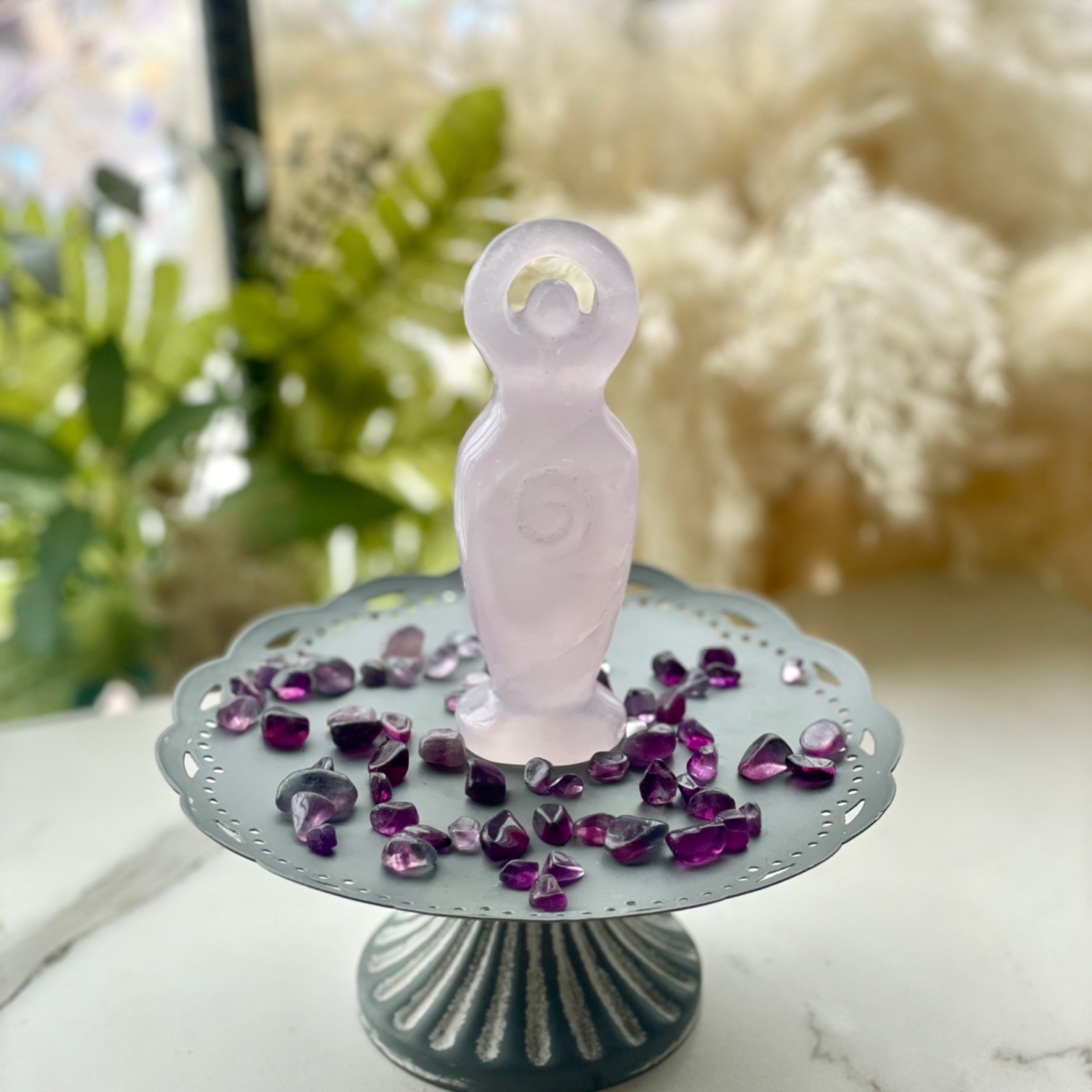 Purple Fluorite Spring Goddess