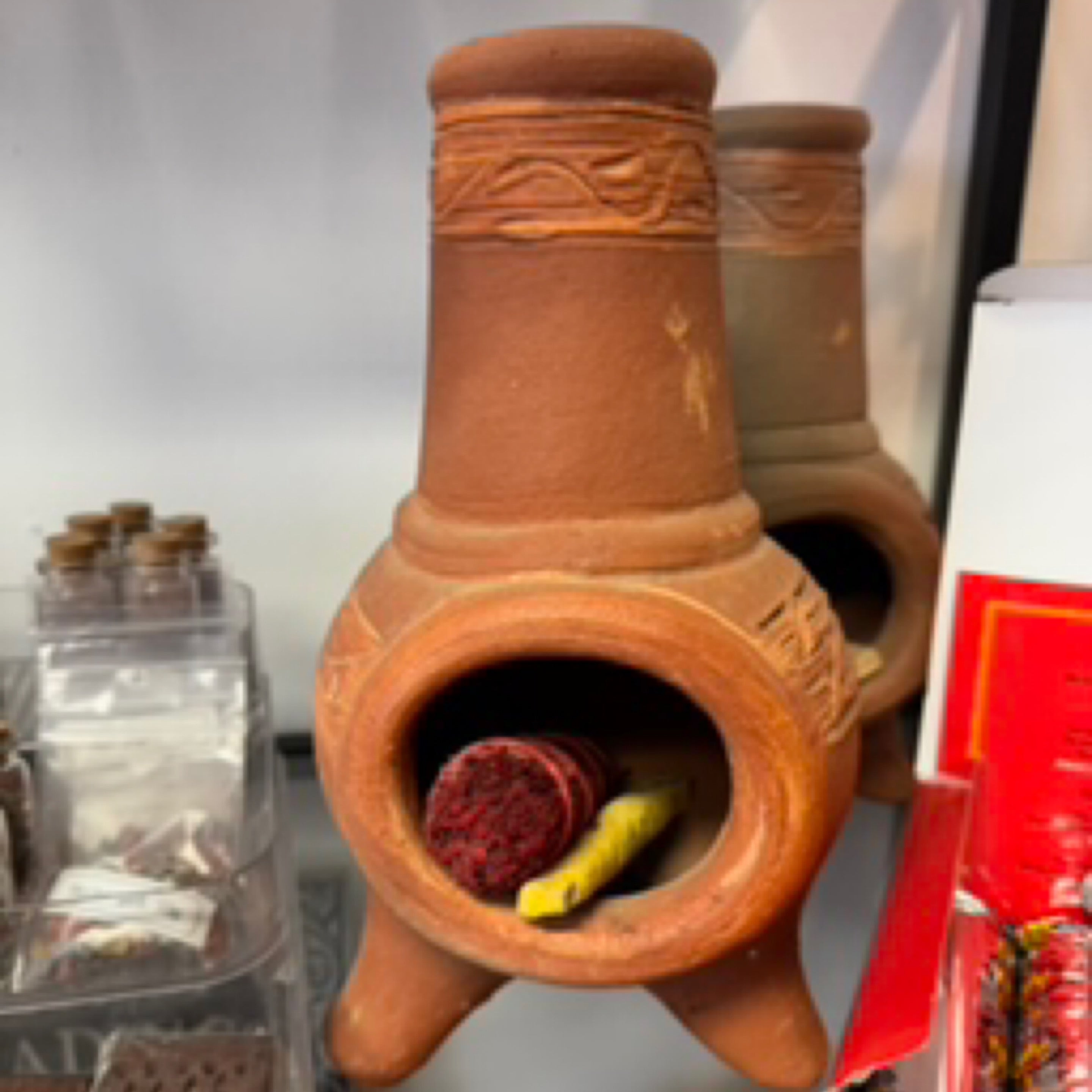 Chimney terracotta clay oven