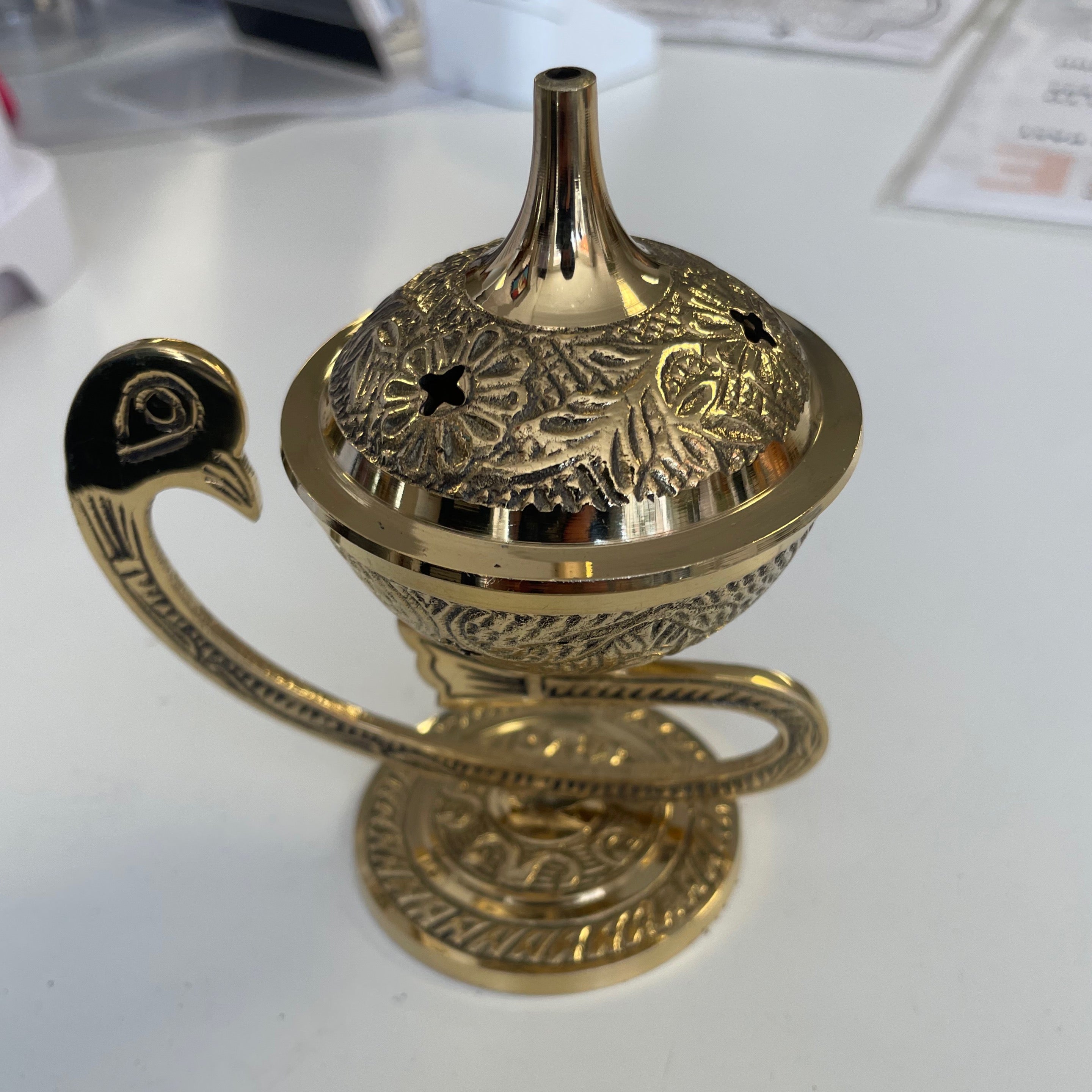 Brass Burner Genie Lamp