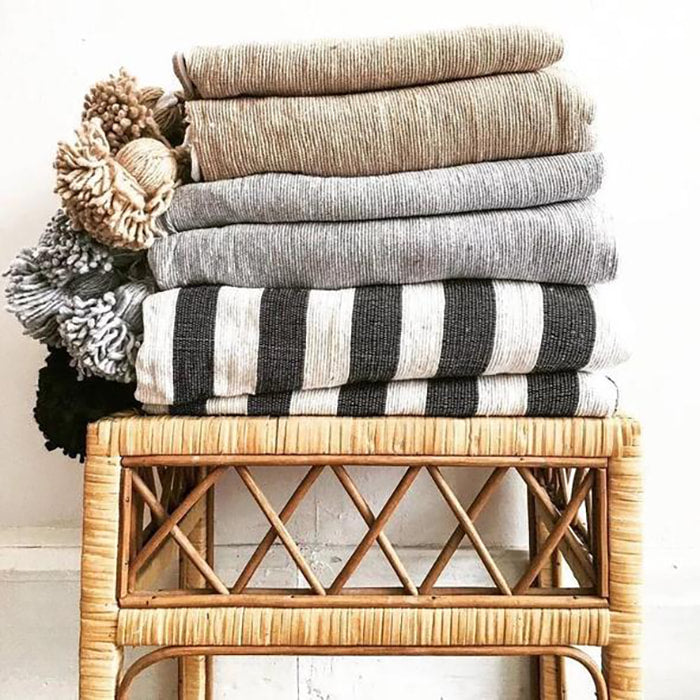 Moroccan Tassel Throw