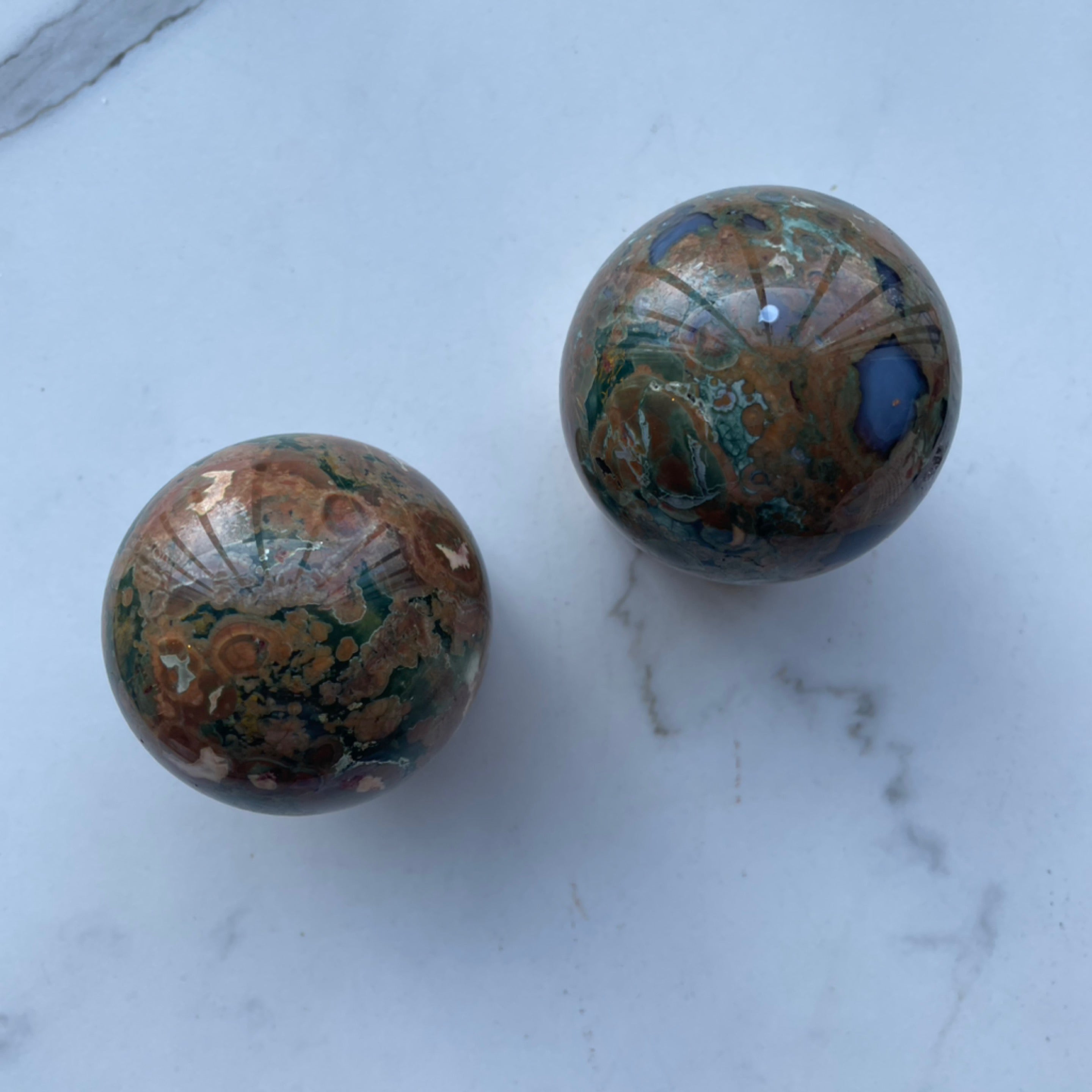 Rainforest Rhyolite Spheres