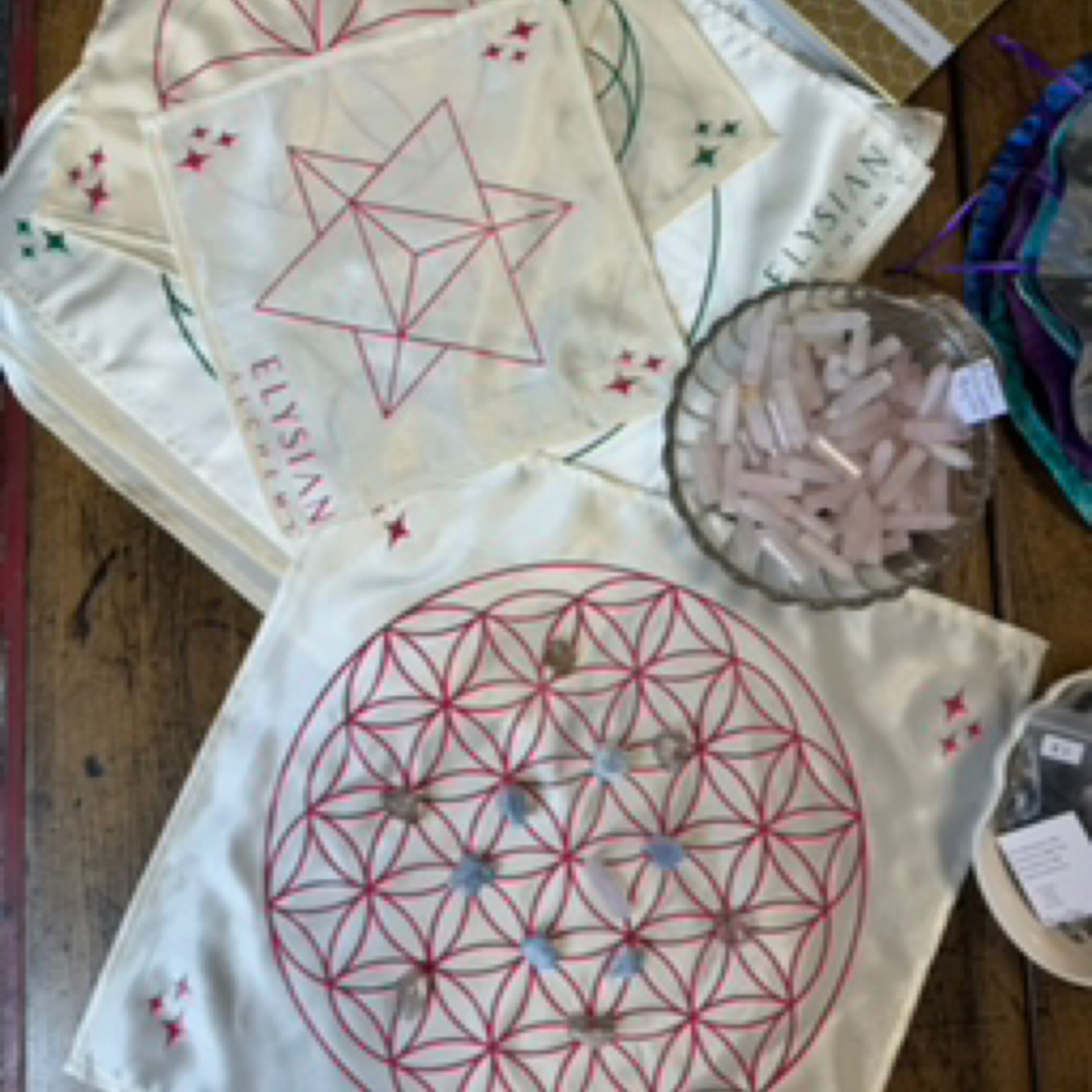 Crystal Grid Mats