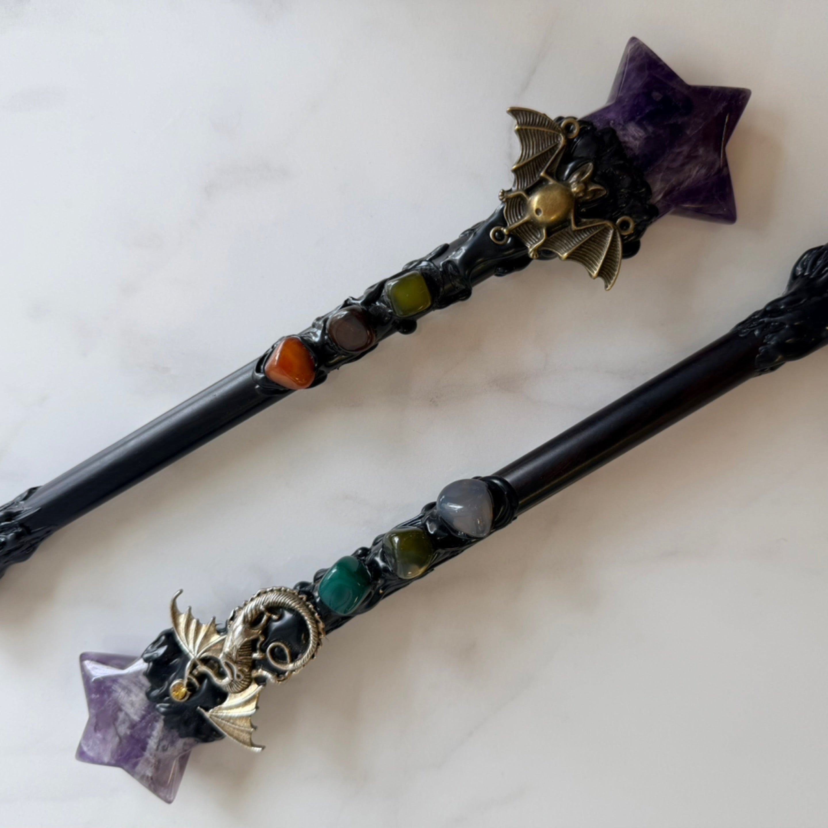 Amethyst Crystal Wands