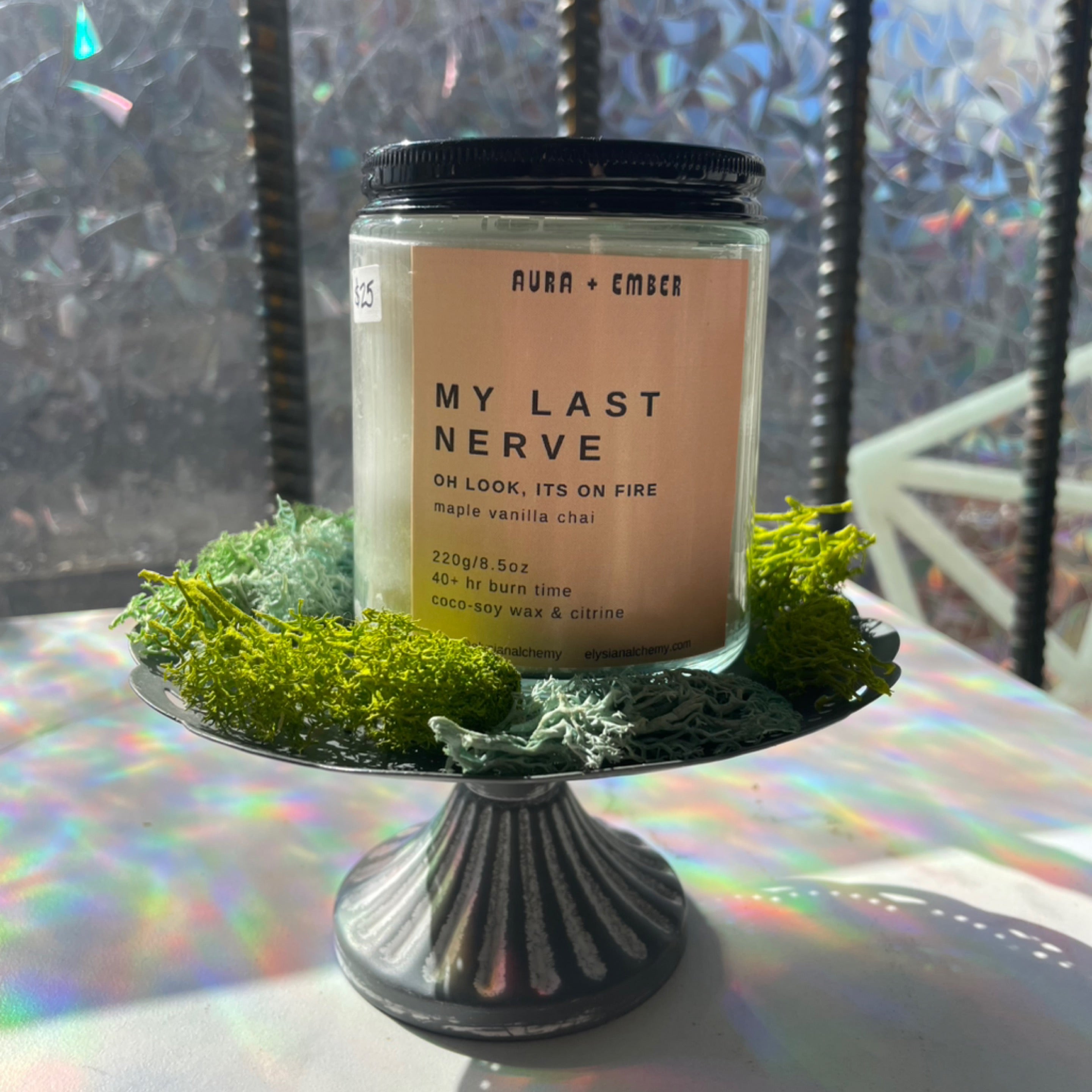 My Last Nerve Candle - Aura & Ember