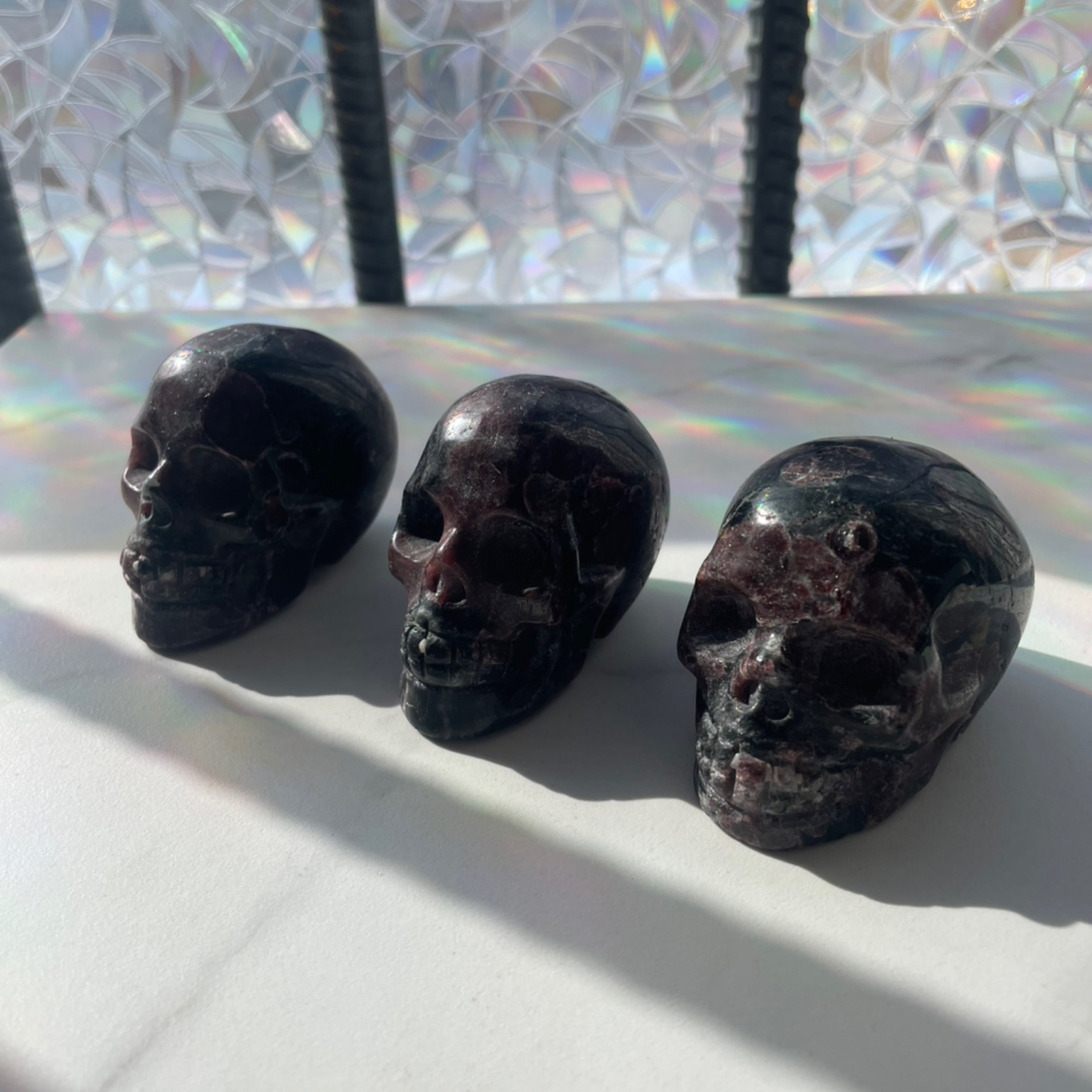 Garnet Skulls