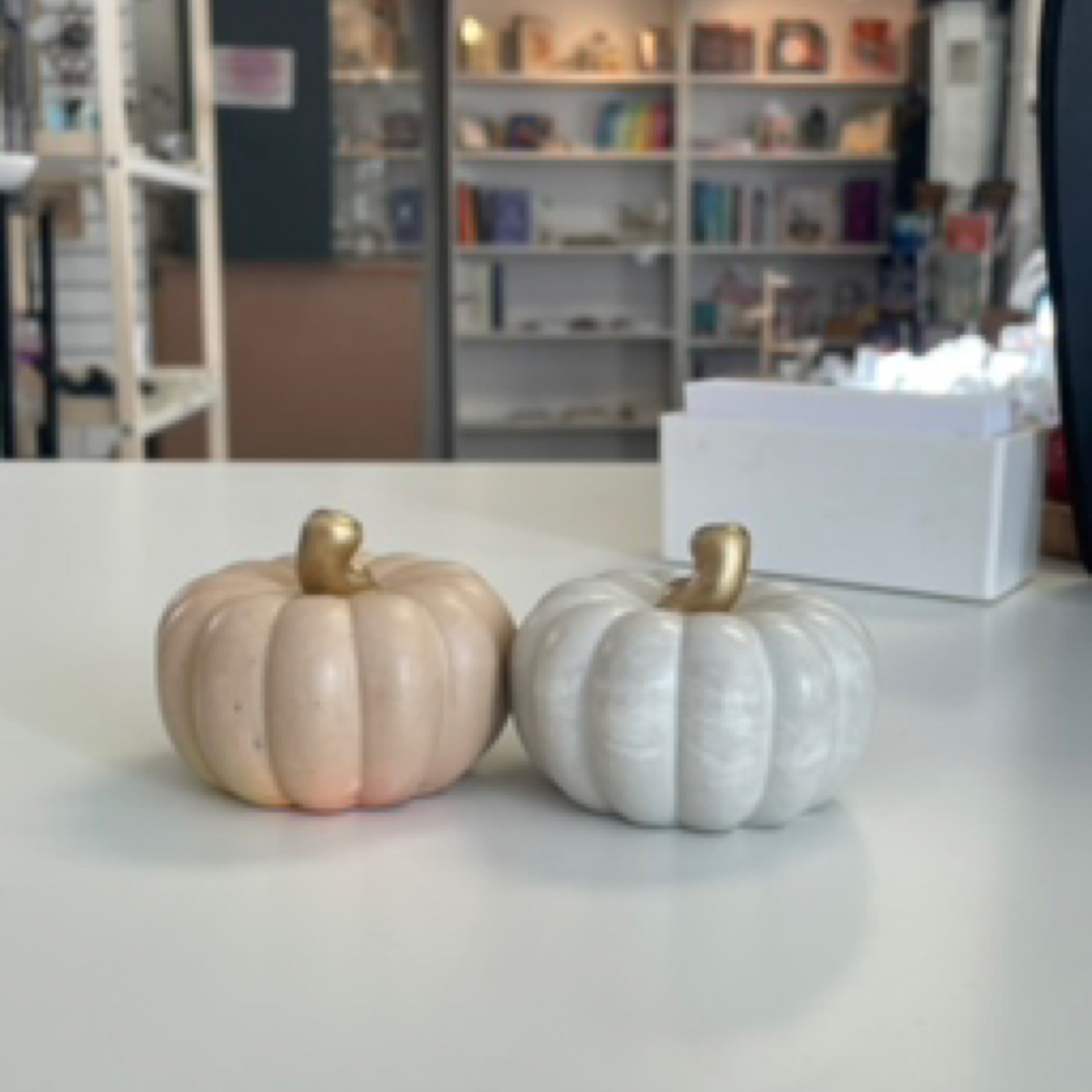 Concrete Pumpkin Large