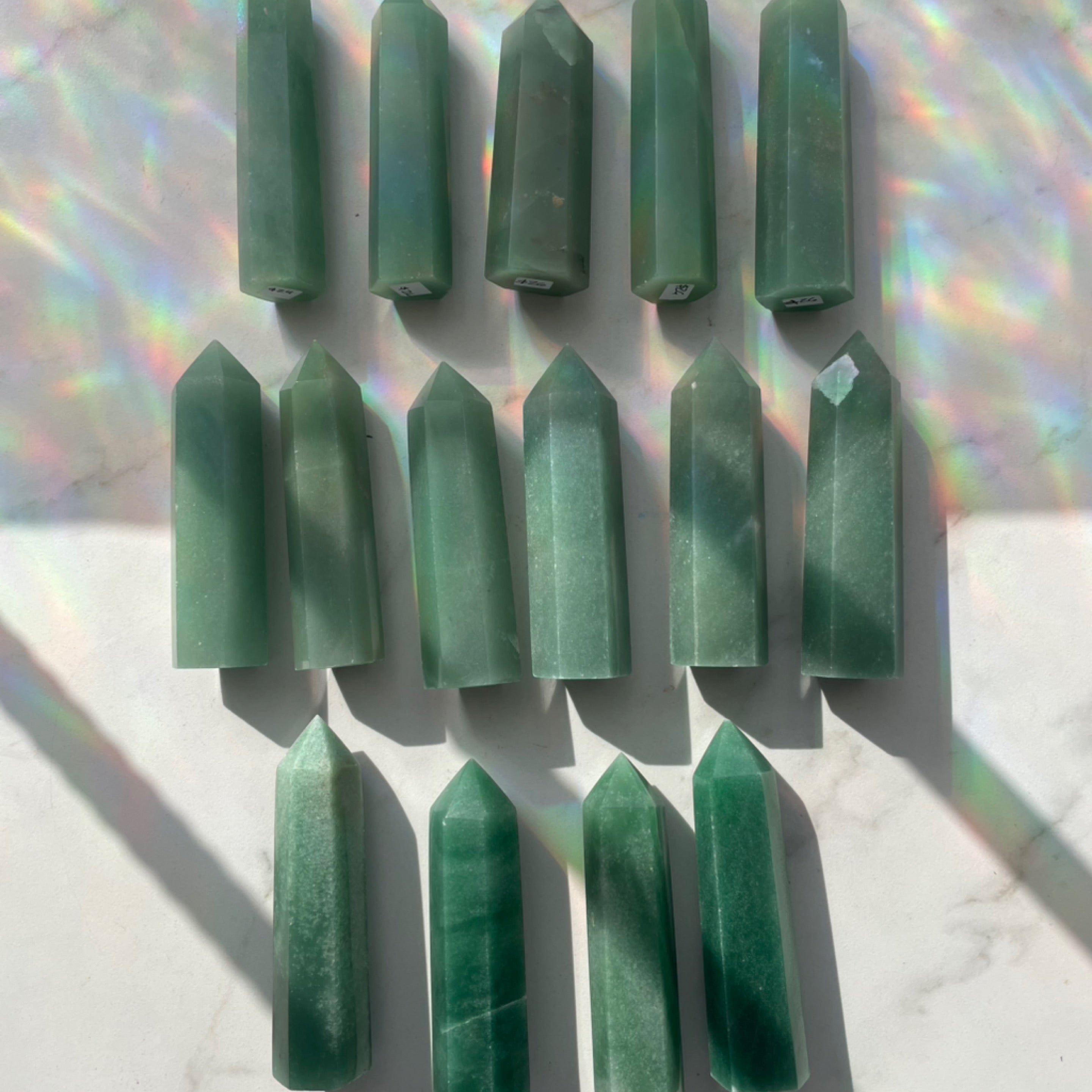 Green Aventurine Towers