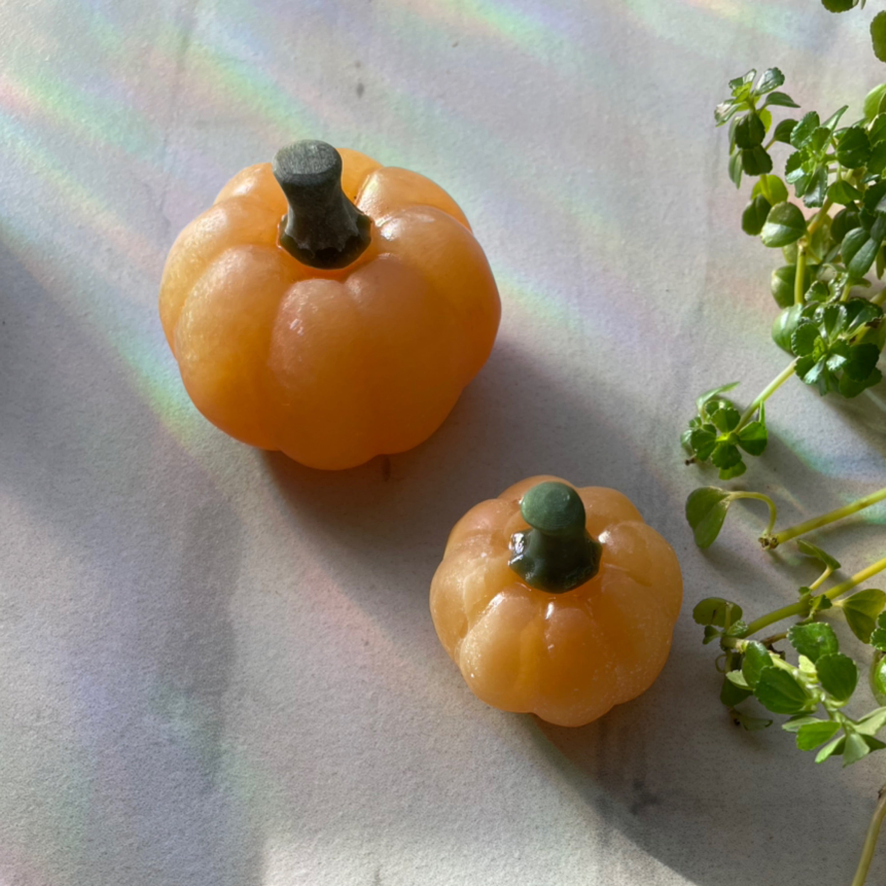 Orange Calcite Pumpkins