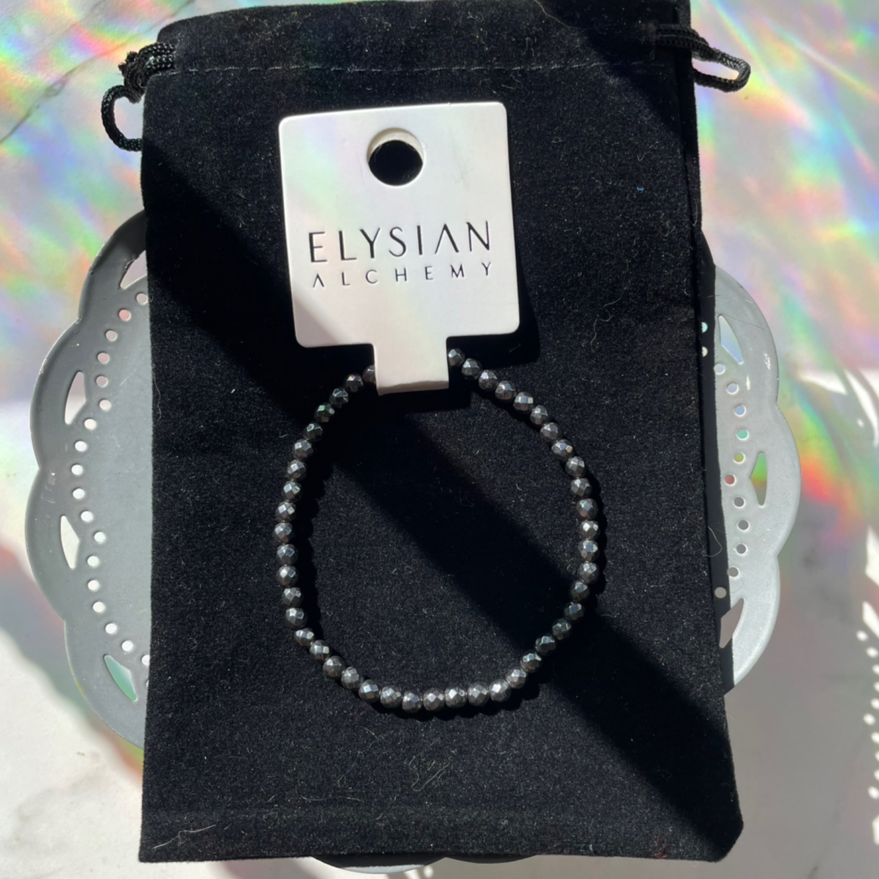 Hematite Bracelet 4mm