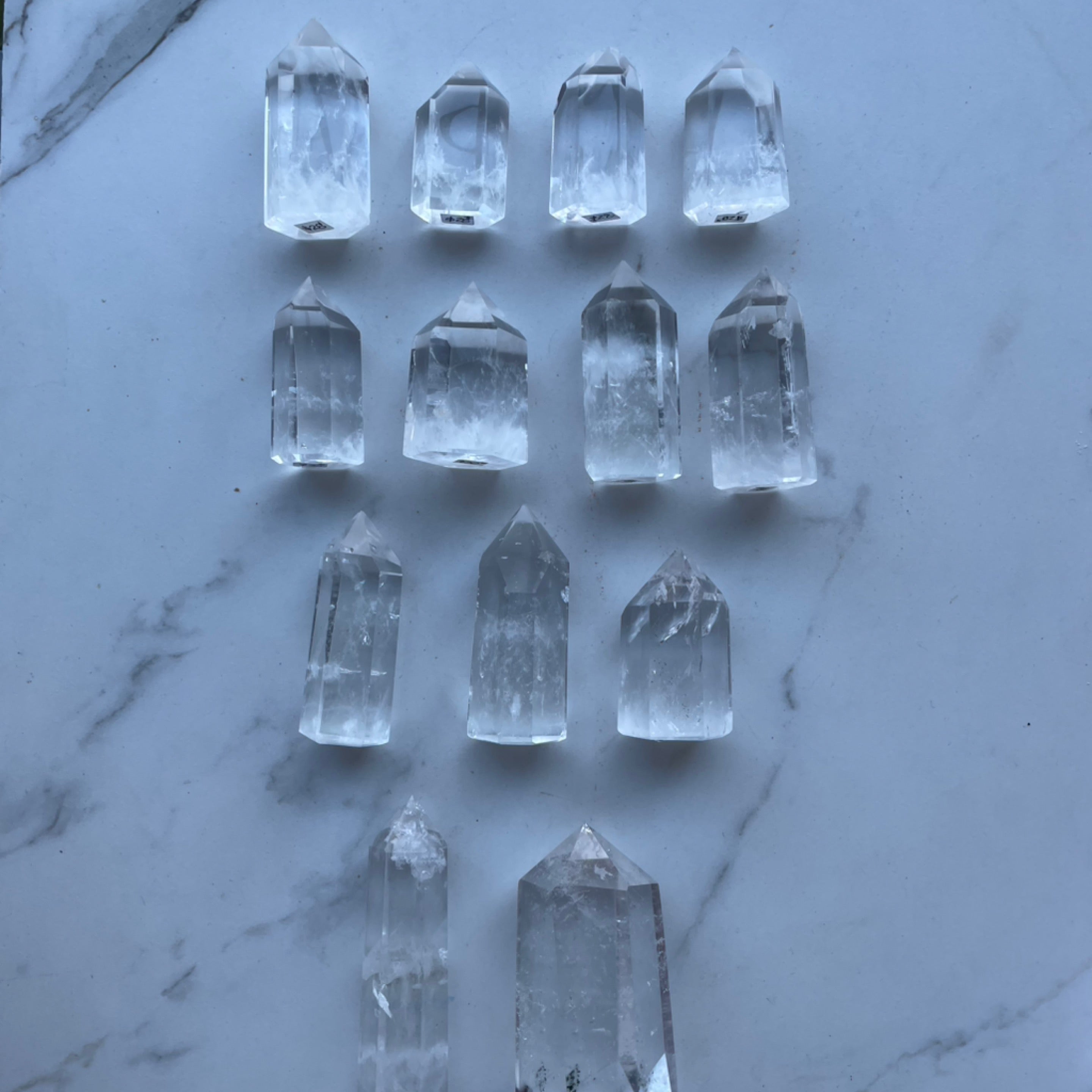 Clear Quartz Towers