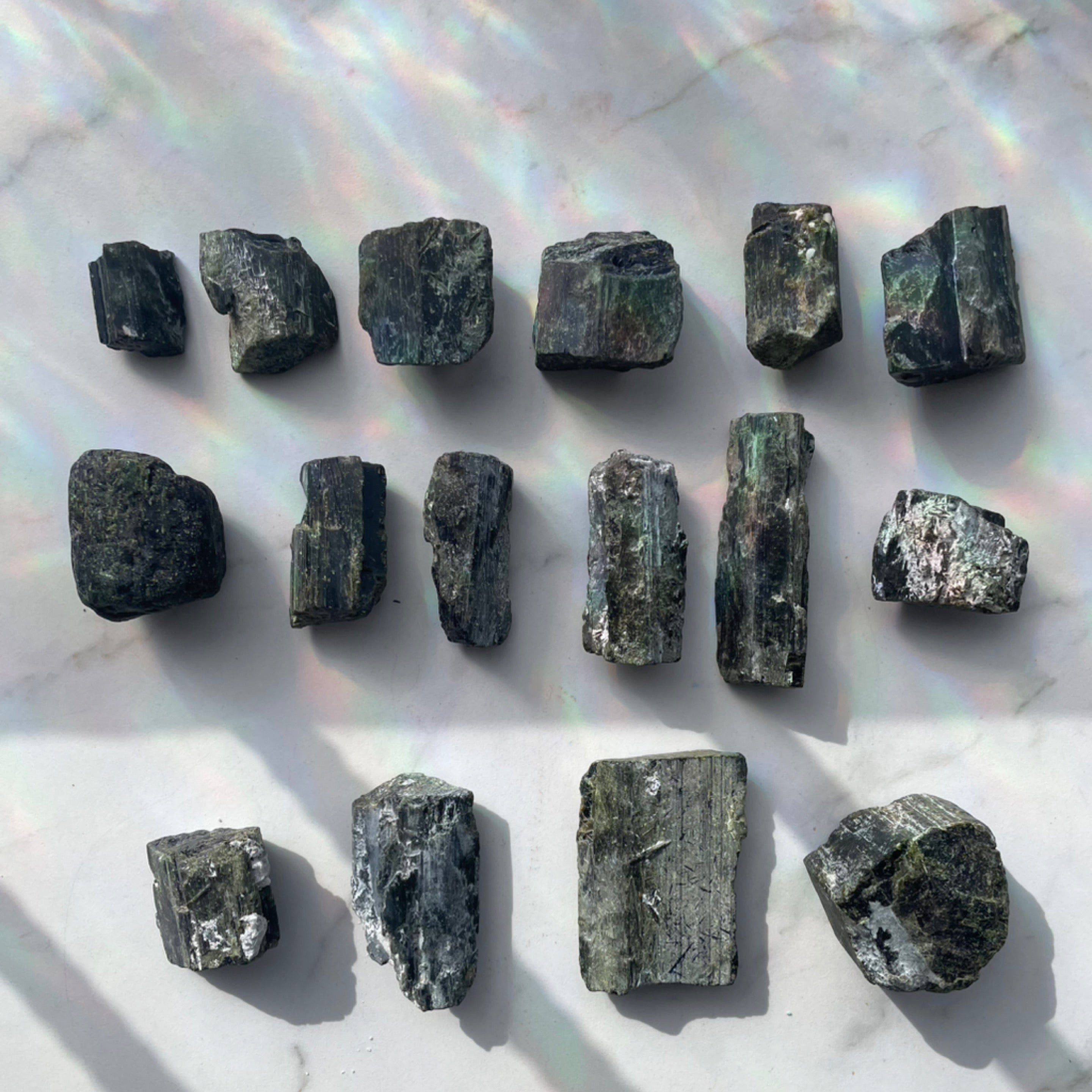 Raw Green Tourmaline