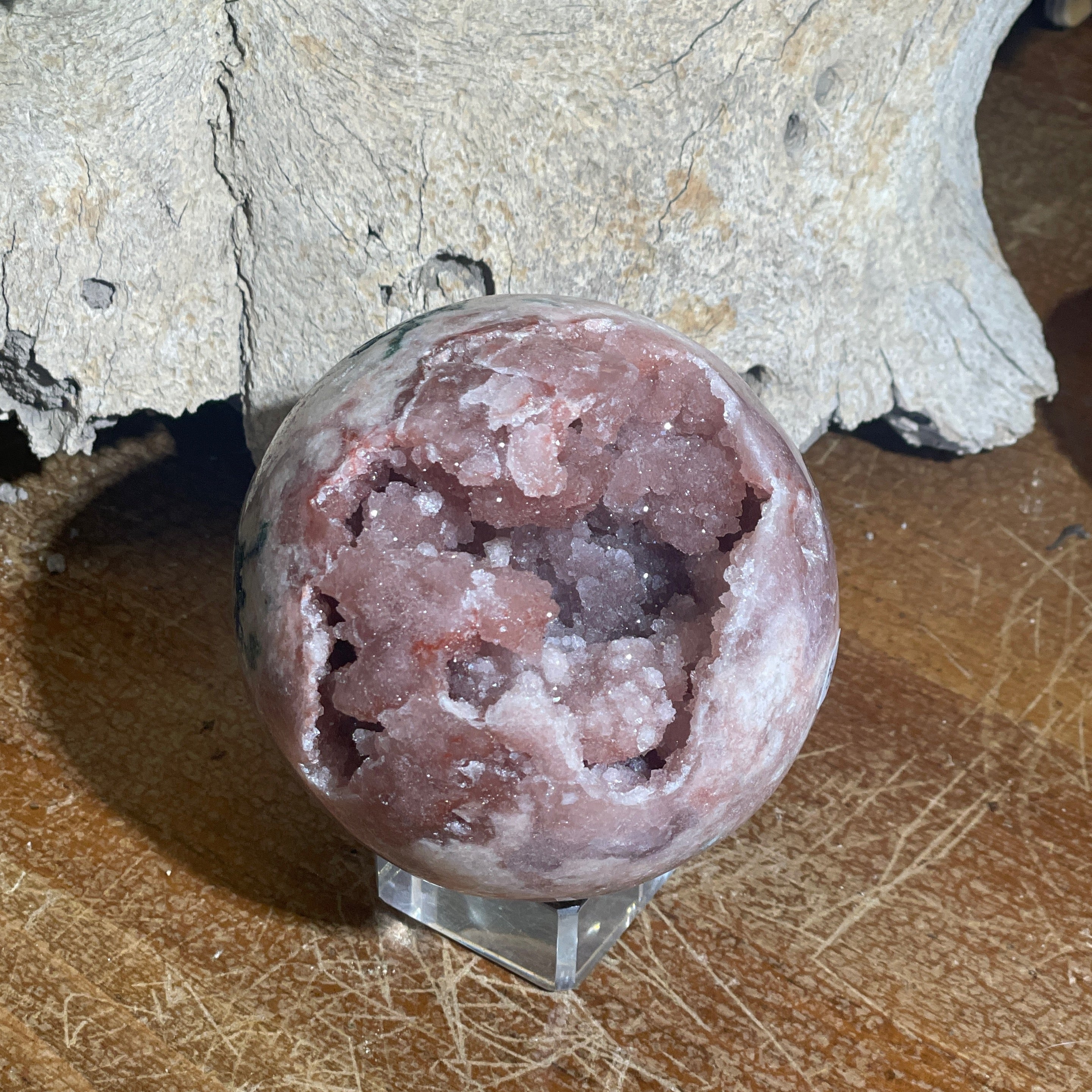 Pink Amethyst Sphere