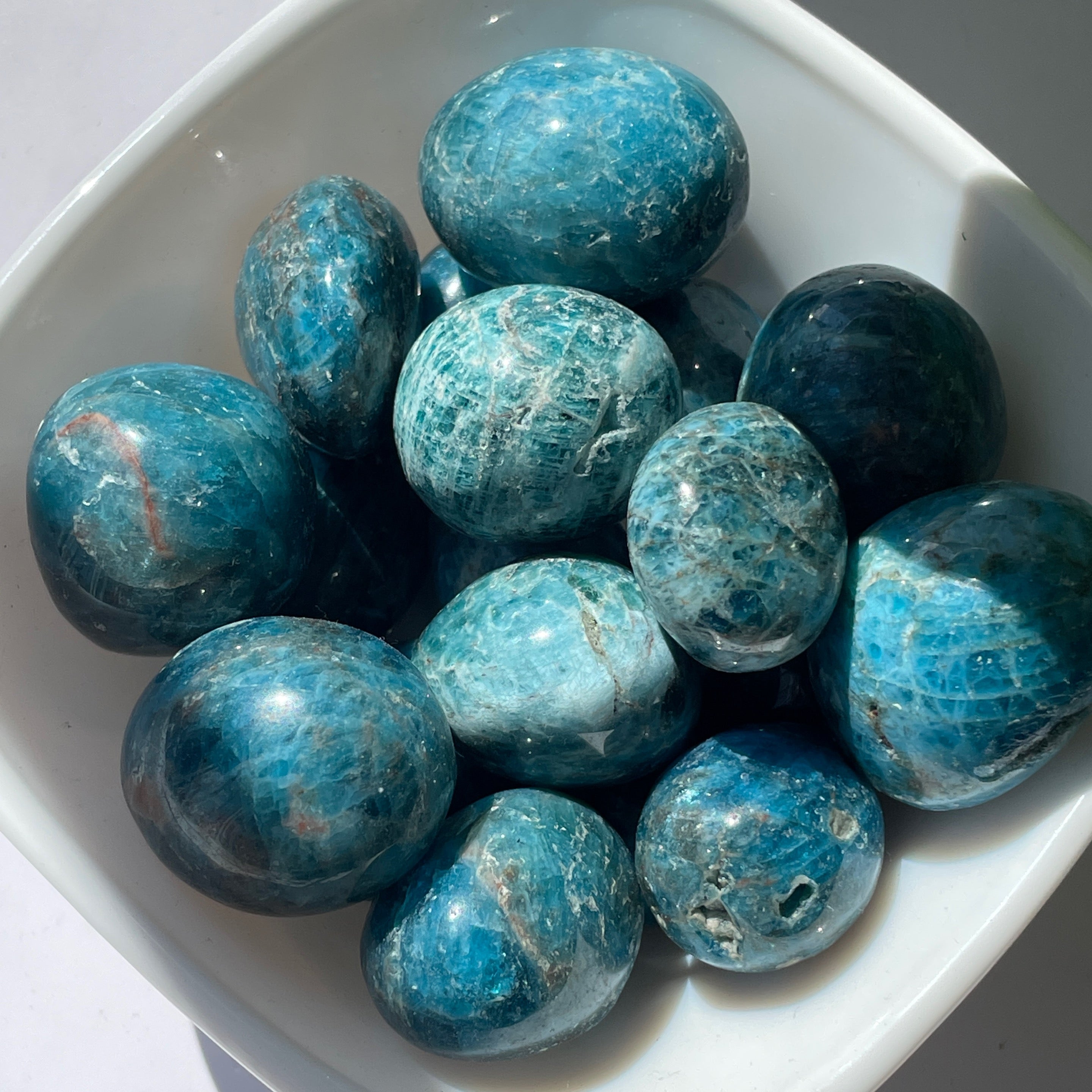 Blue Apatite Tumble