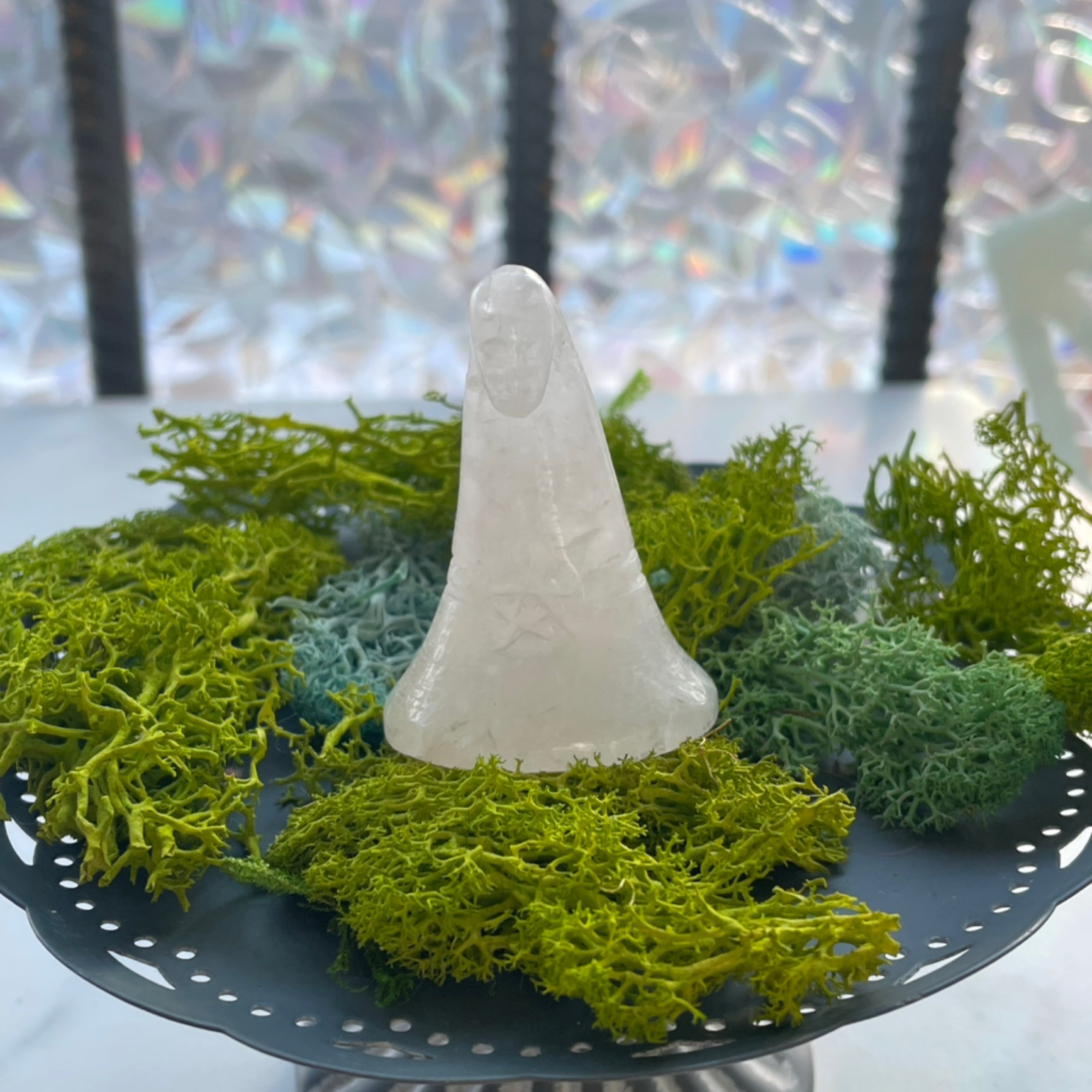 Clear Quartz Witch Hat
