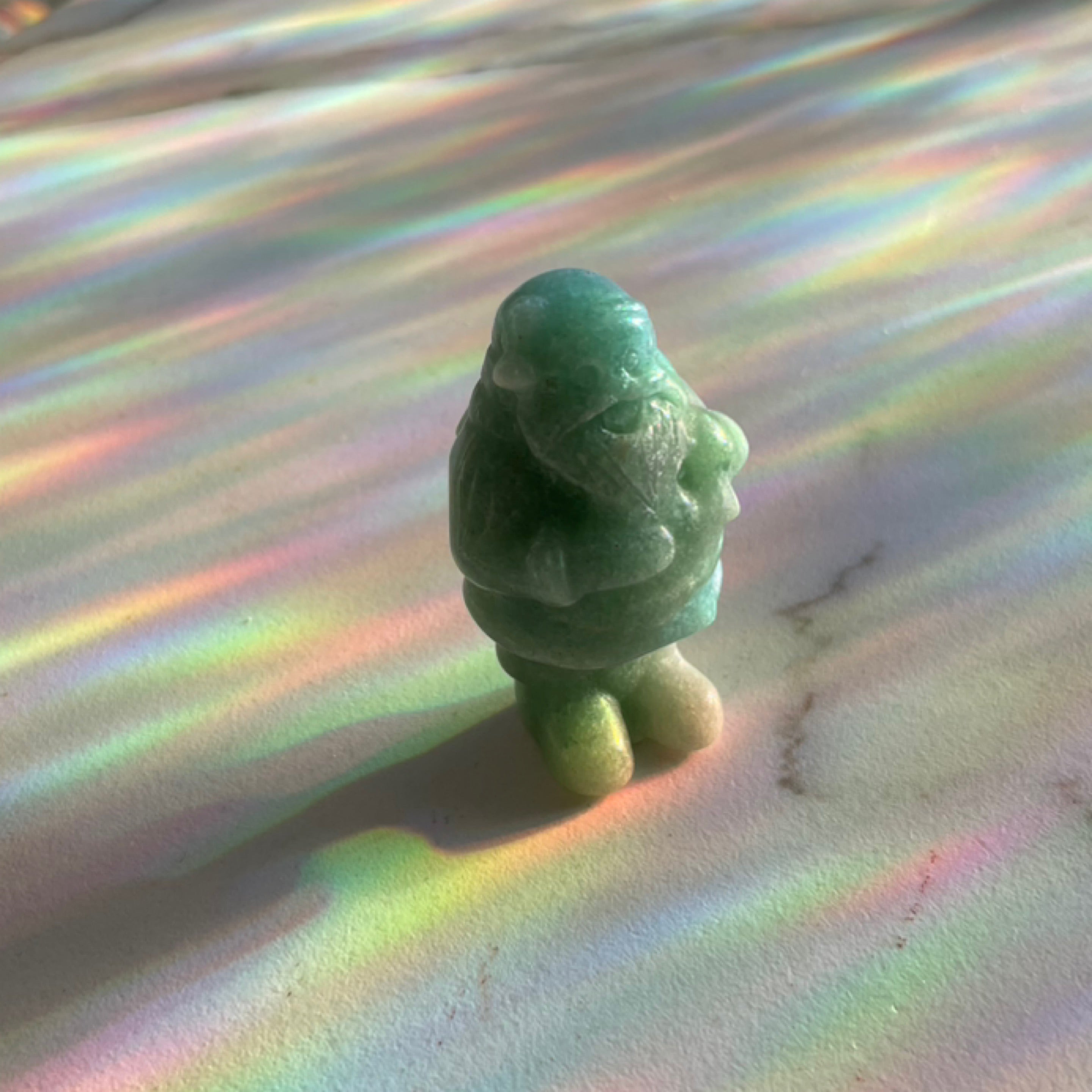 Green Aventurine Santa