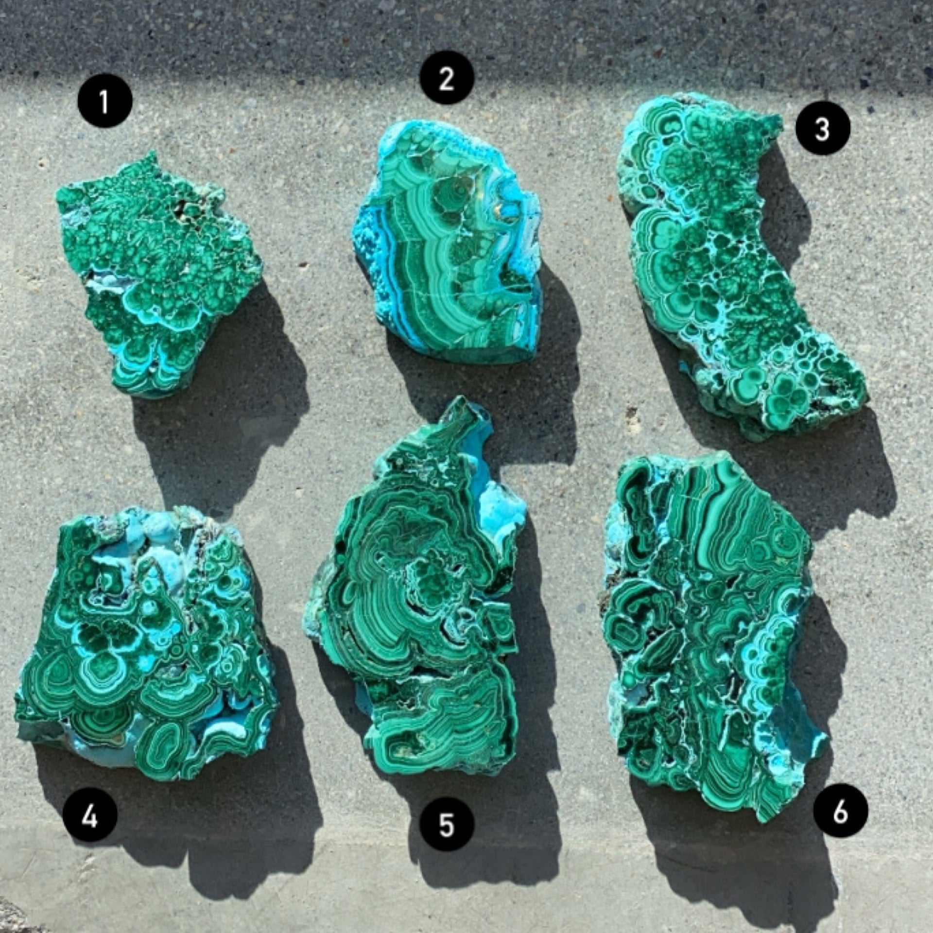 Malachite Slabs