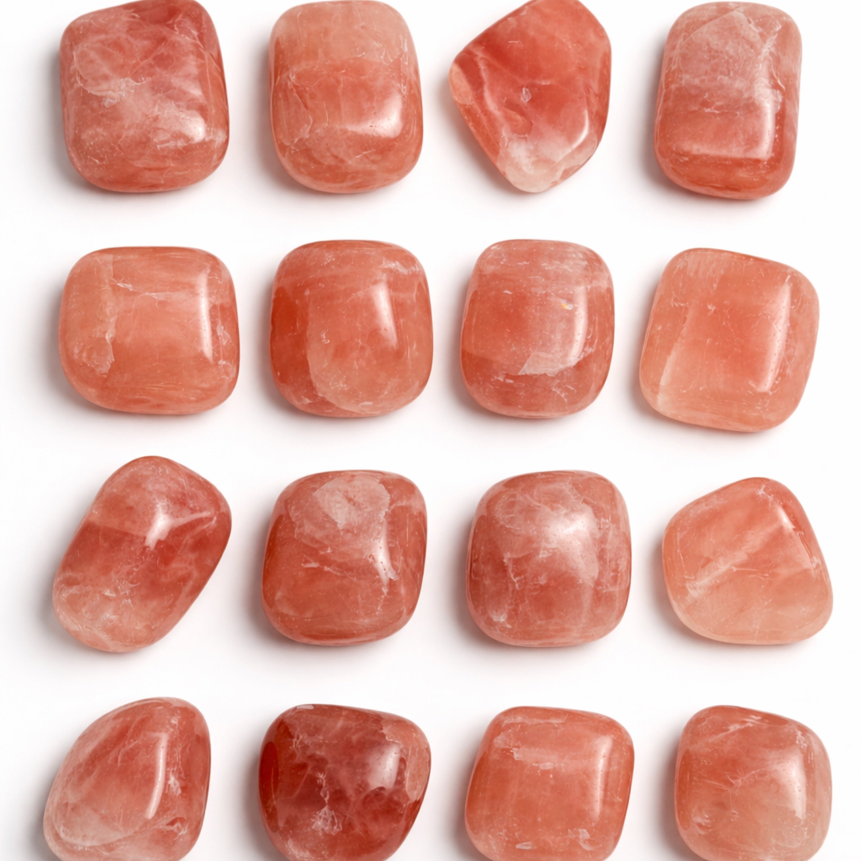 Rose Calcite Tumbles