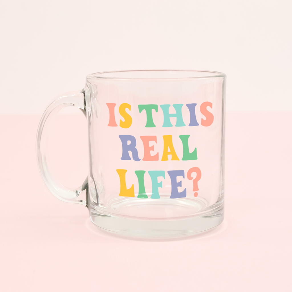 Glass Mug: Exhale The Bullshit