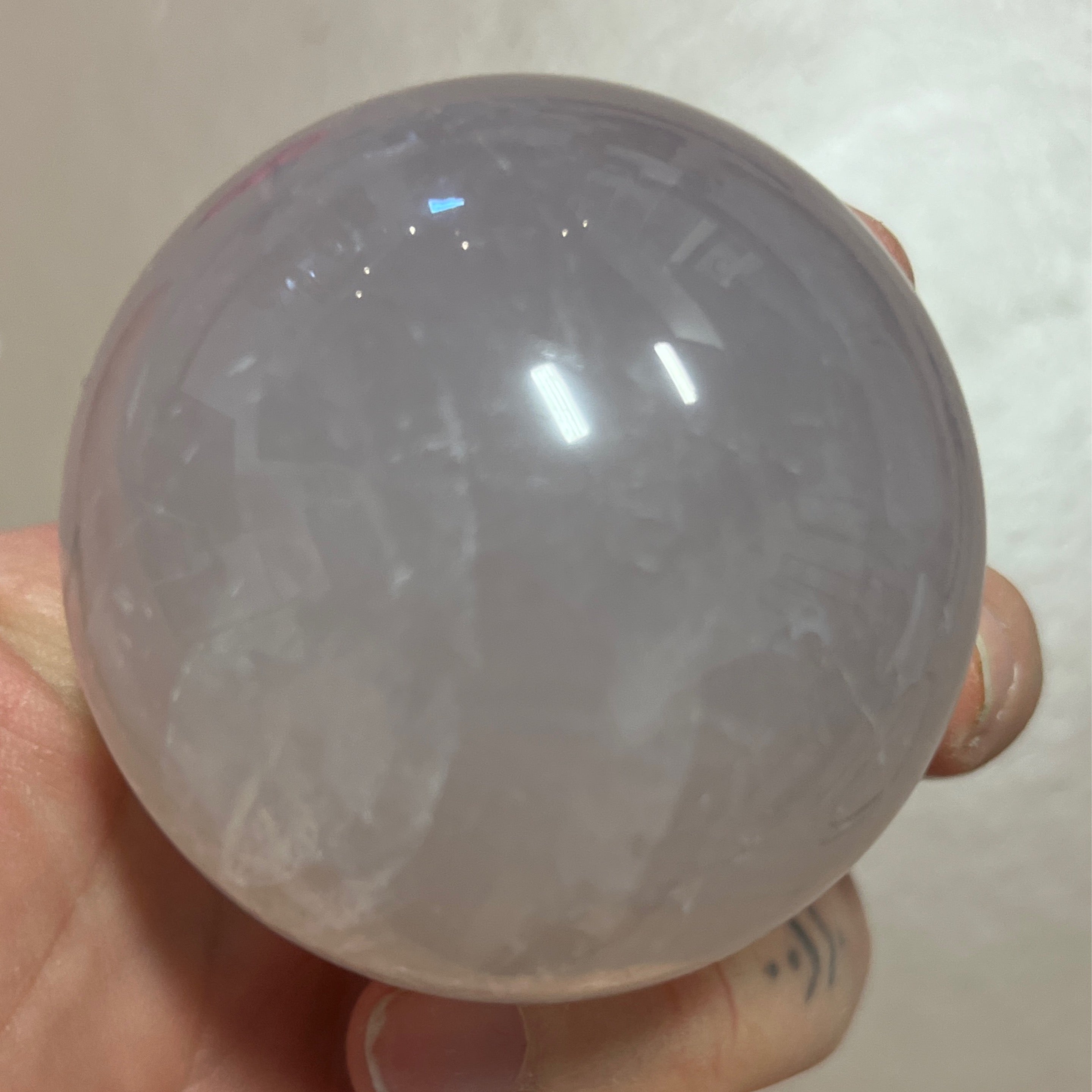 Blue Rose Quartz Sphere