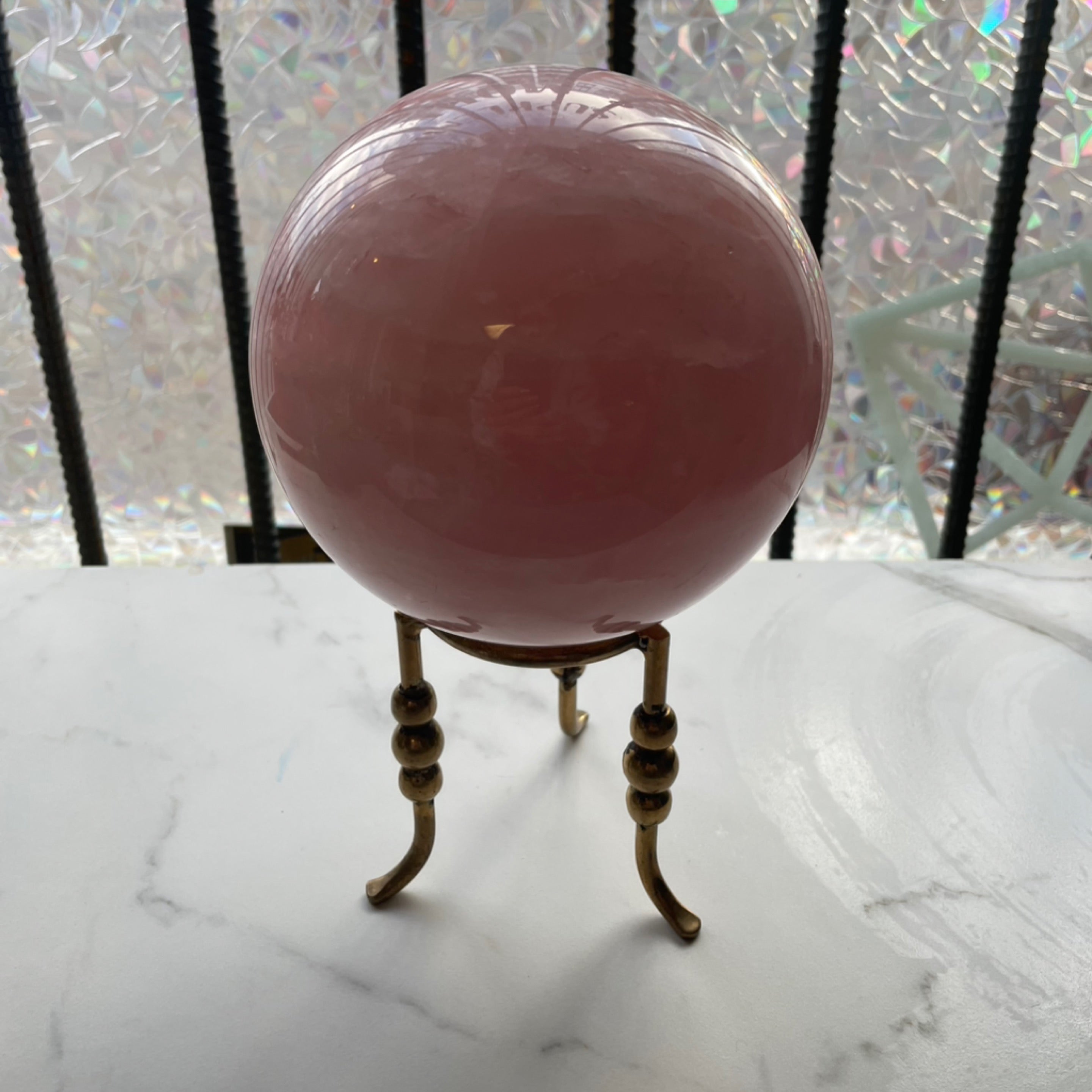 Rose Quartz Sphere Large