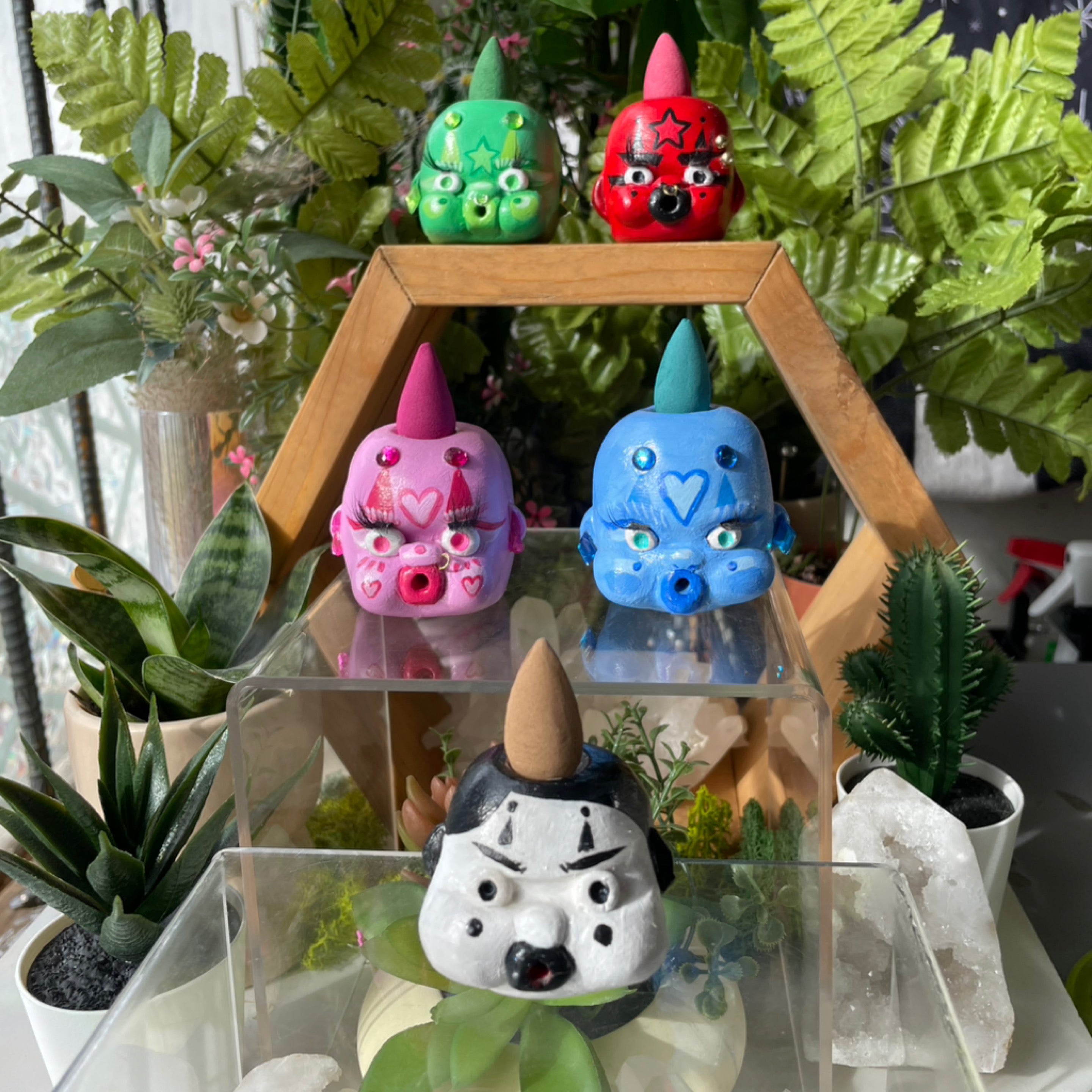AC Baby Head Backflow Incense Burners