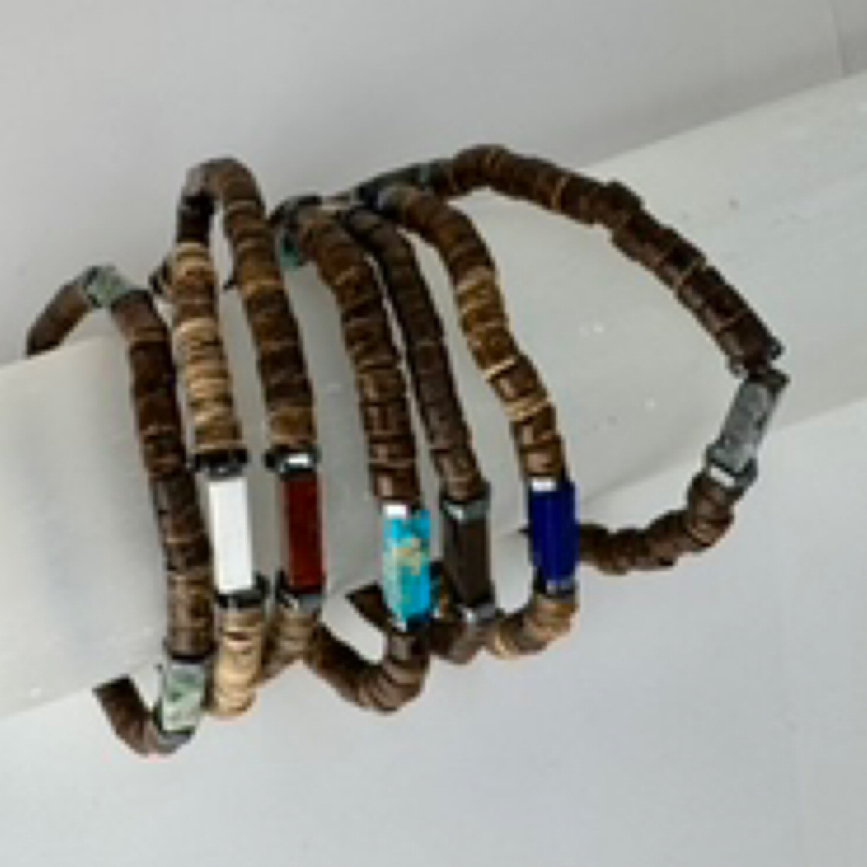 Wood & Crystal Bracelets