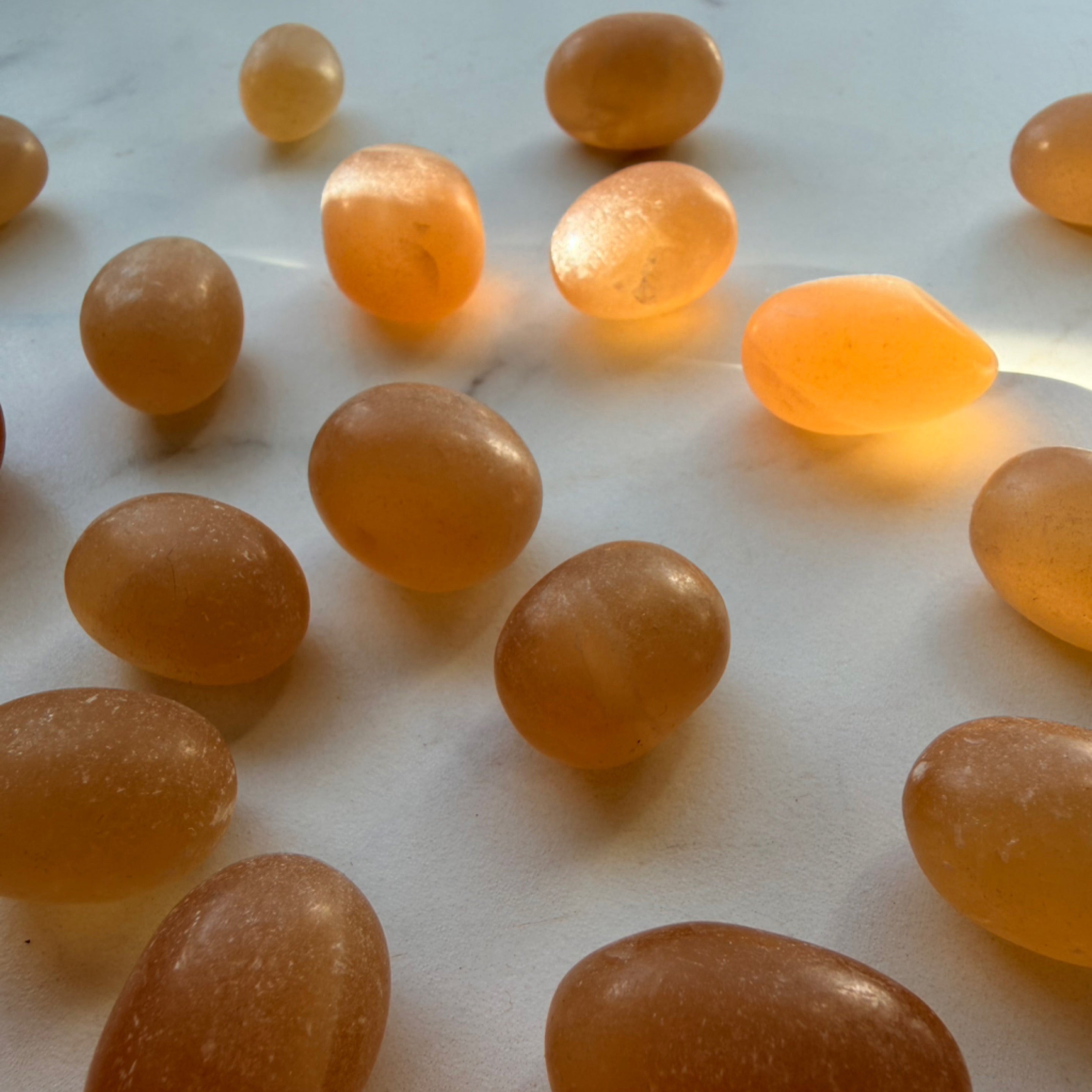 Orange Calcite Tumble