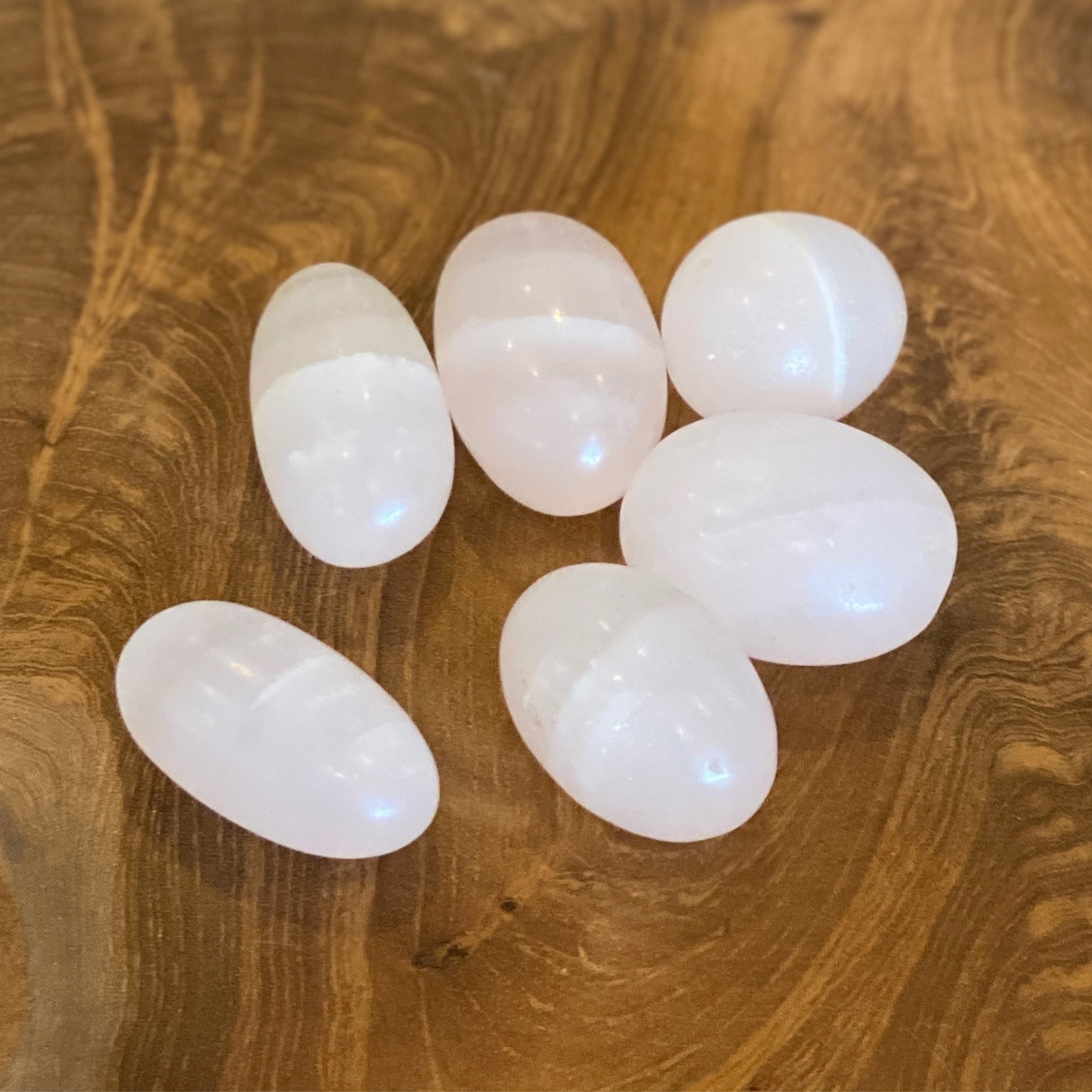 Pink Calcite Tumbles