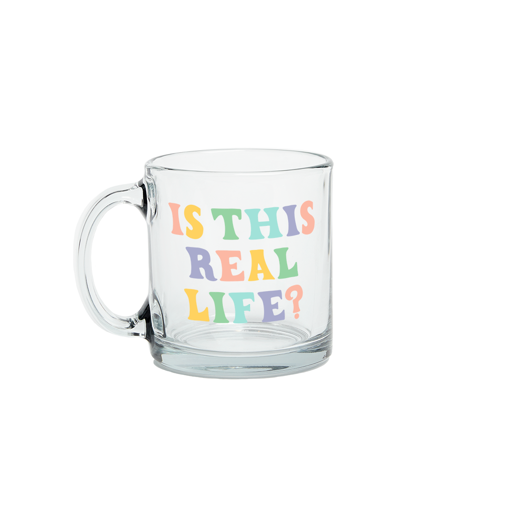 Glass Mug: Exhale The Bullshit