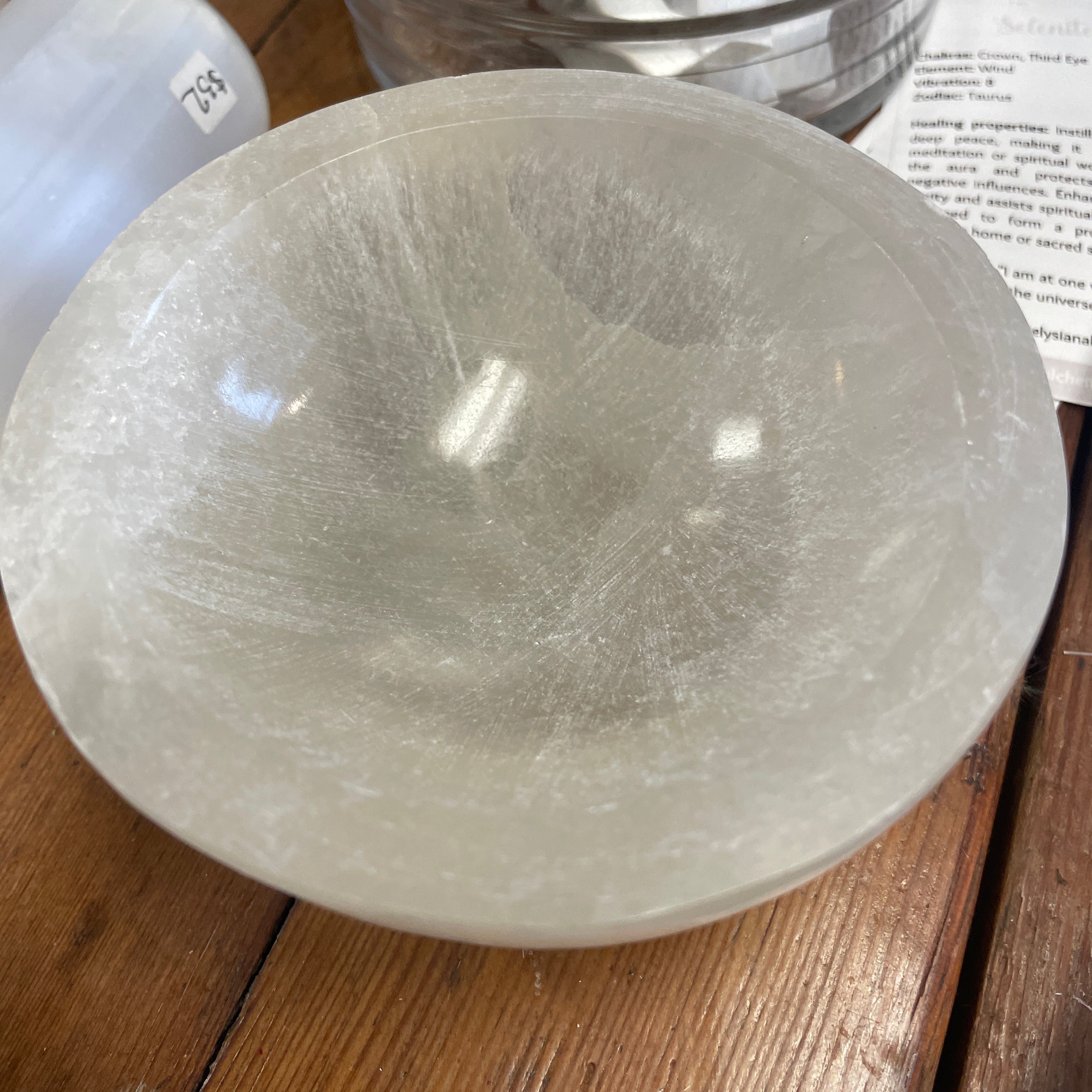 Selenite Circle Bowl