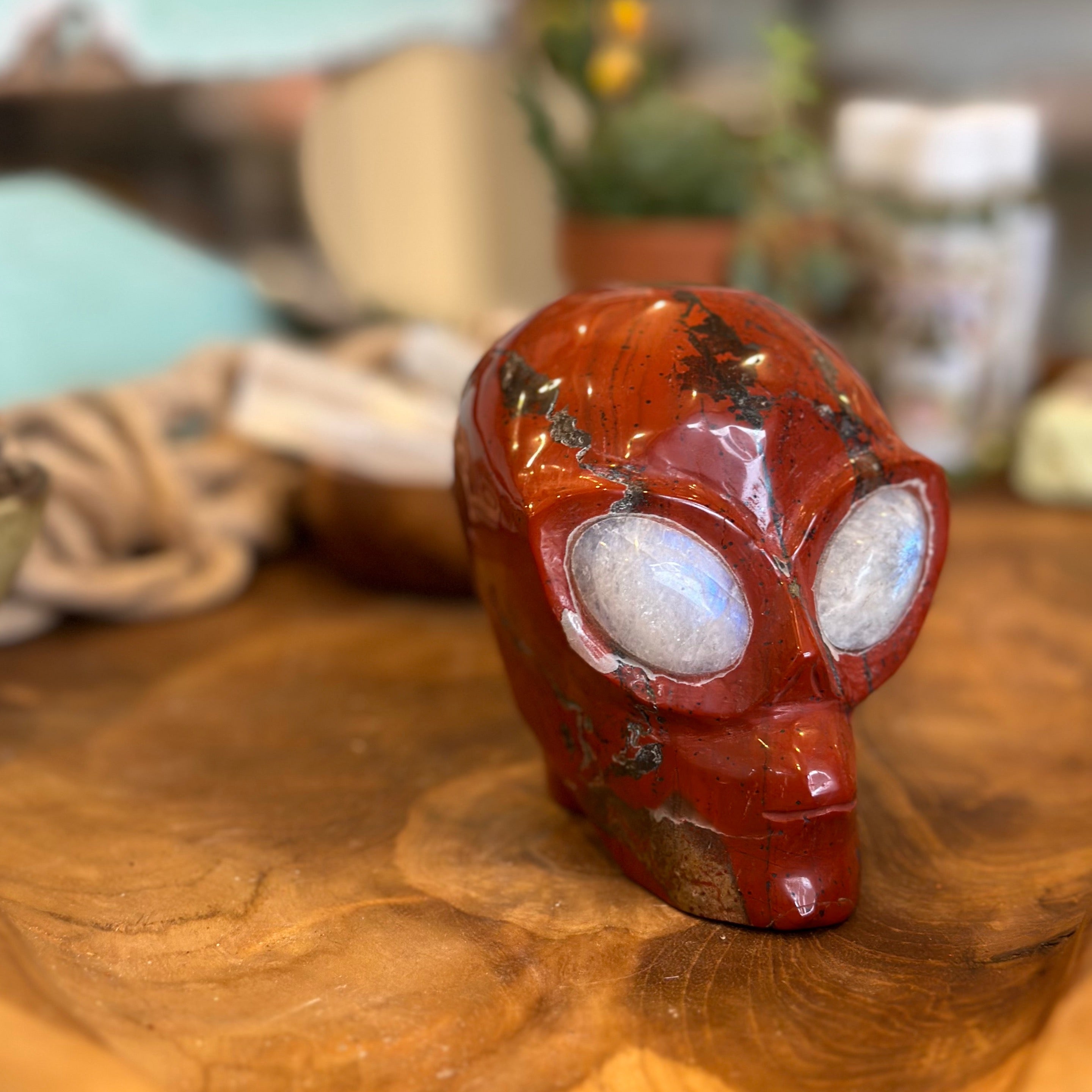 Red Jasper Alien X-Large
