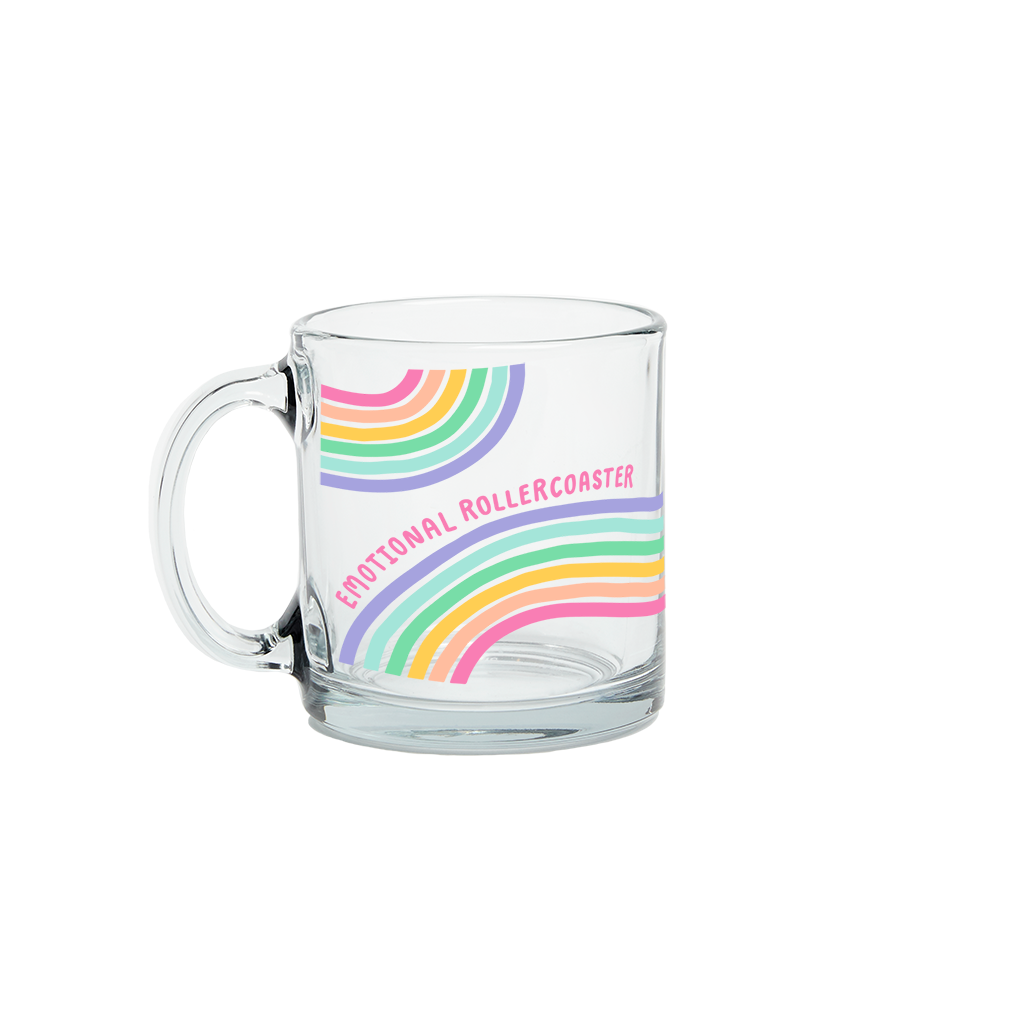 Glass Mug: Exhale The Bullshit