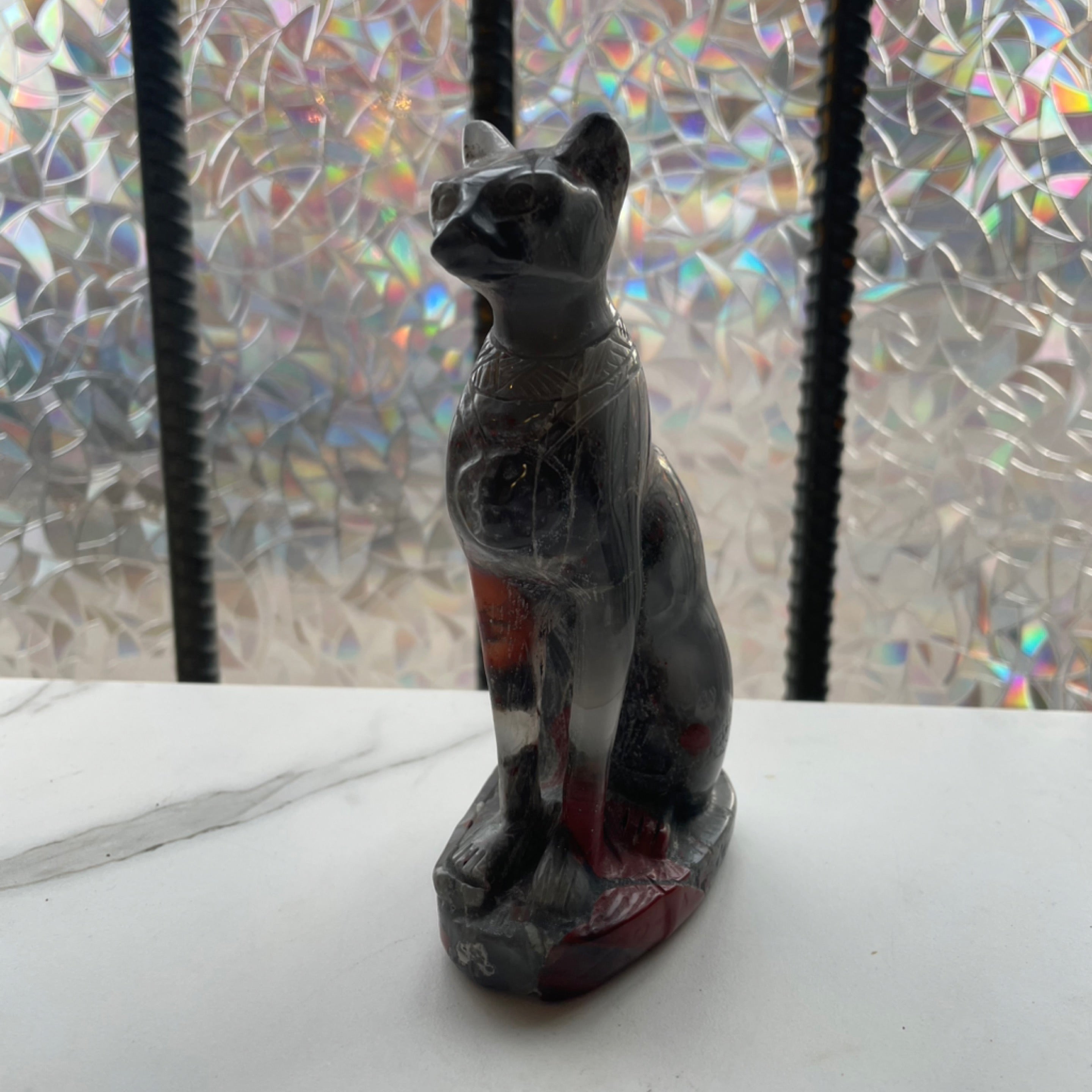 African Bloodstone Sphinx Cat