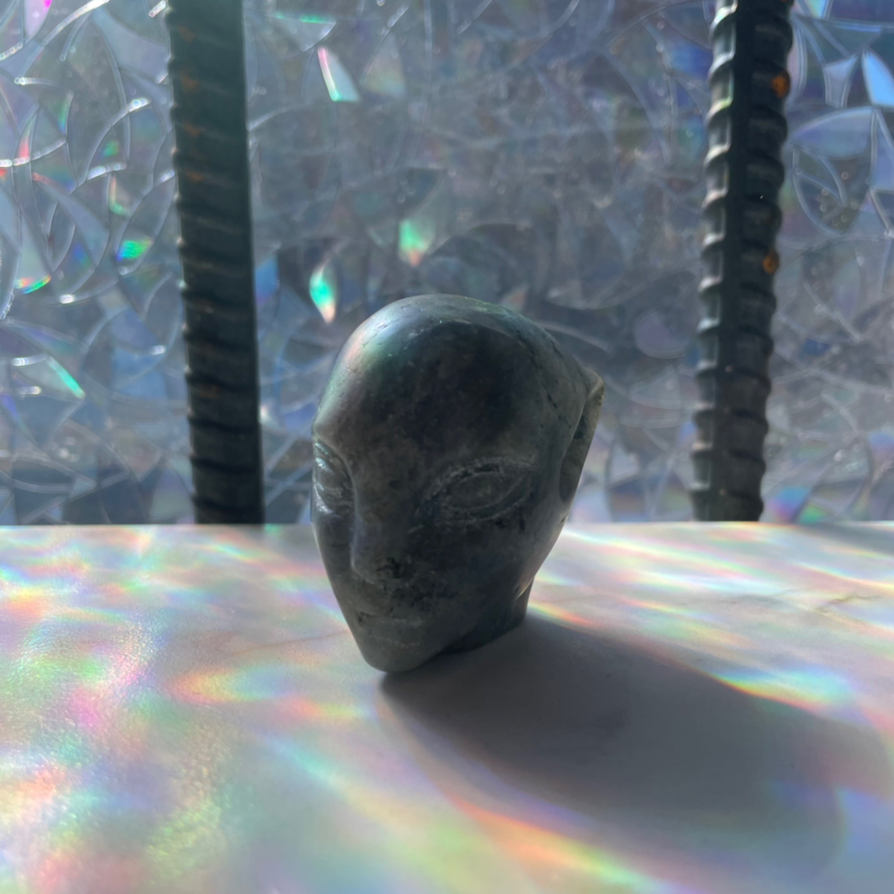 Labradorite Alien Head