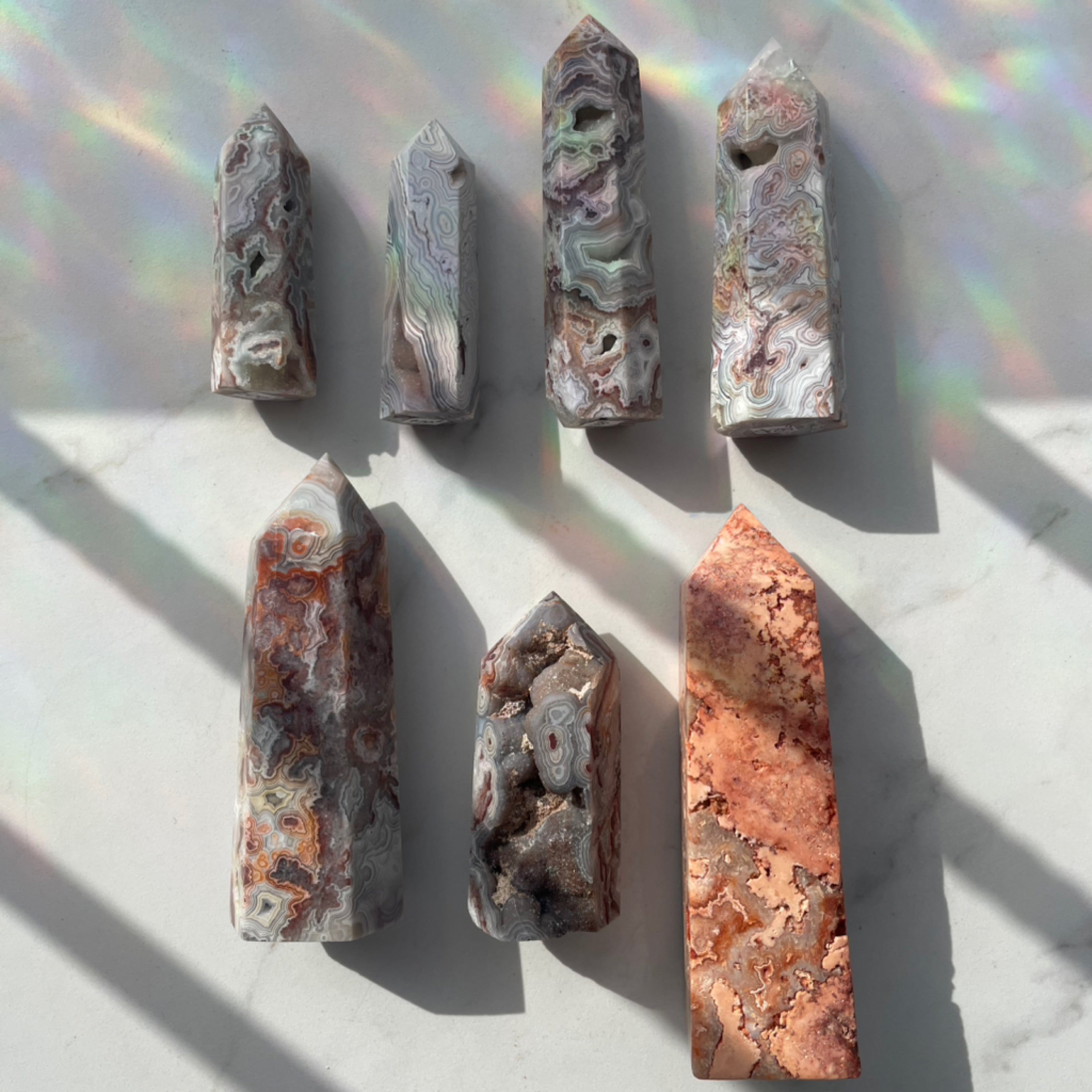 Crazy Lace Agate Towers