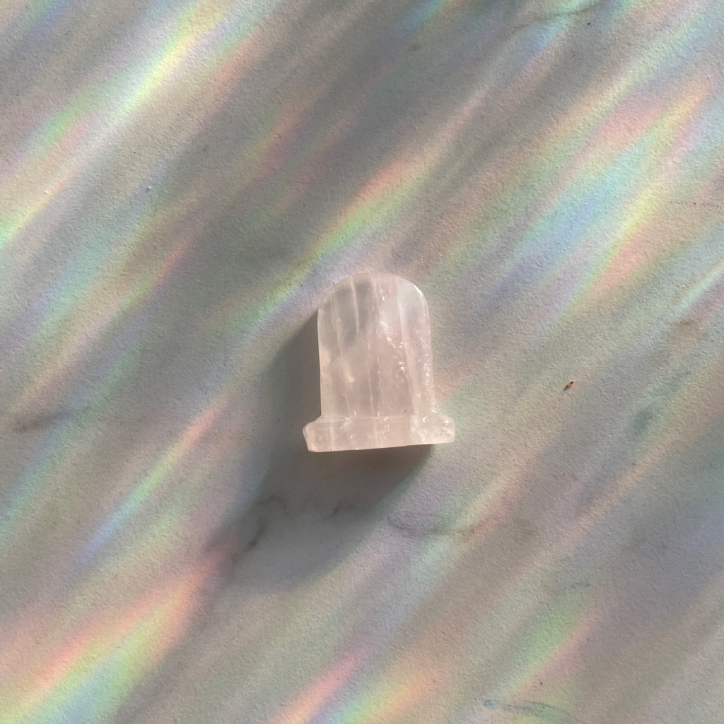 Rose Quartz Grave Stone