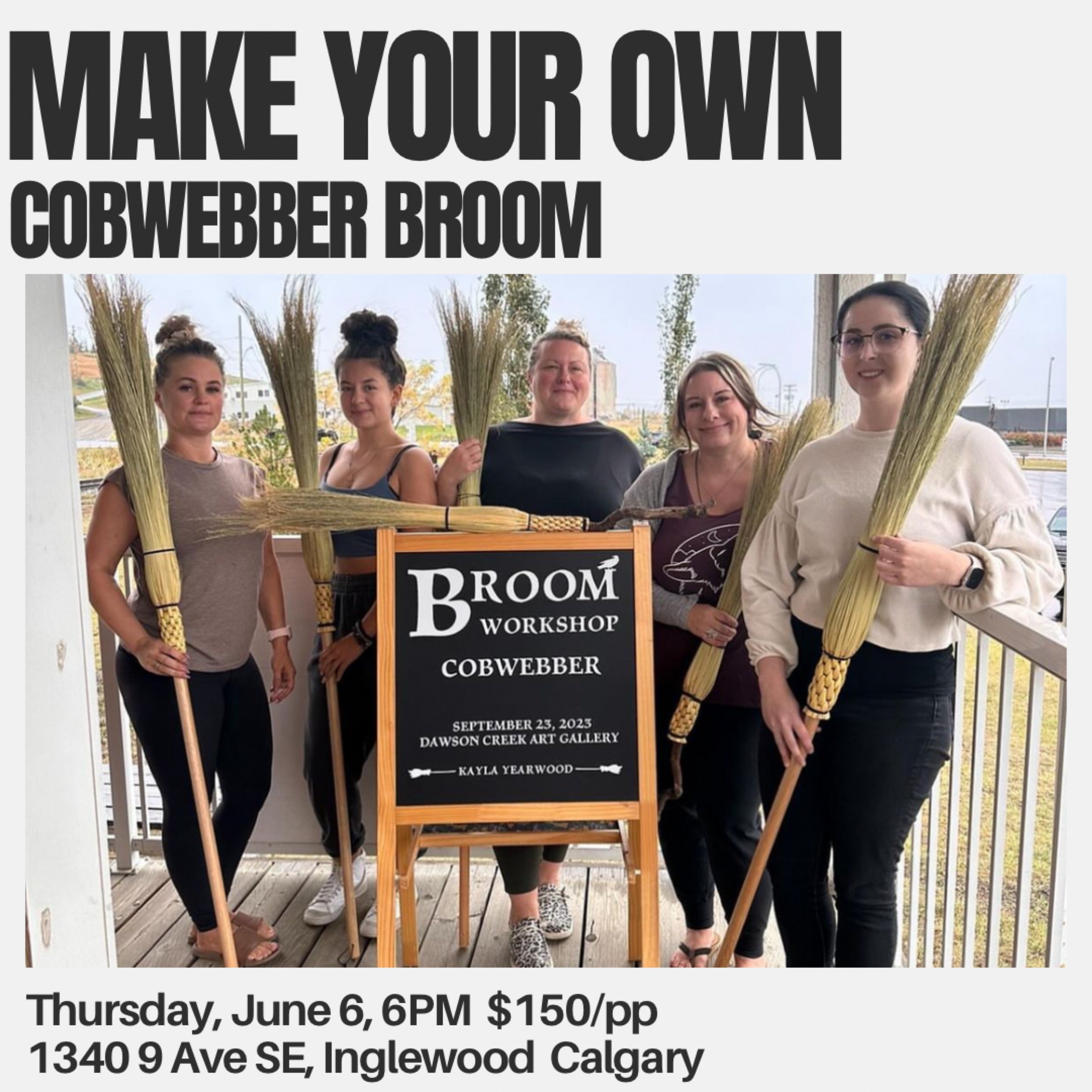 Make Your Own Cobwebber Broom Workshop