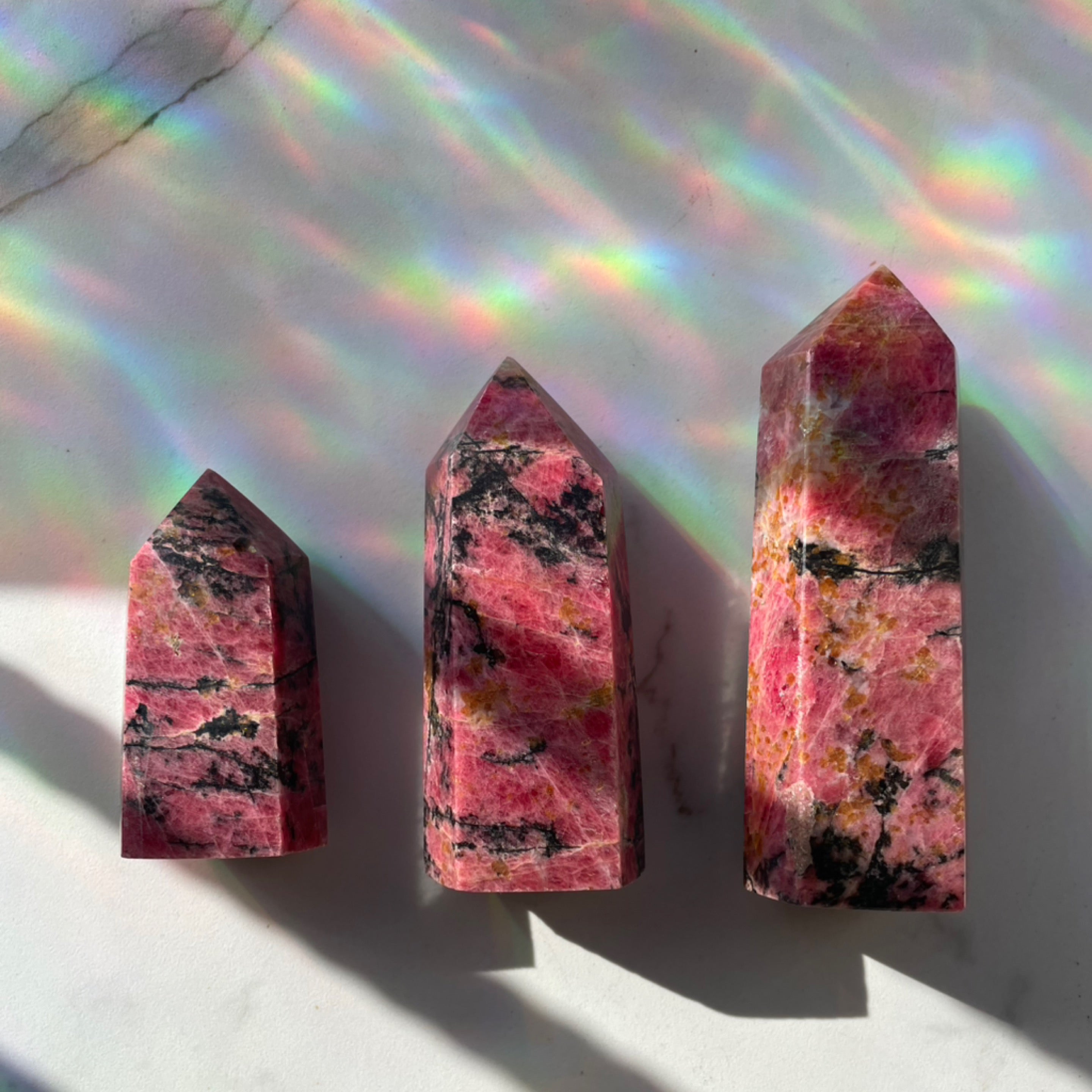 Rhodonite Towers