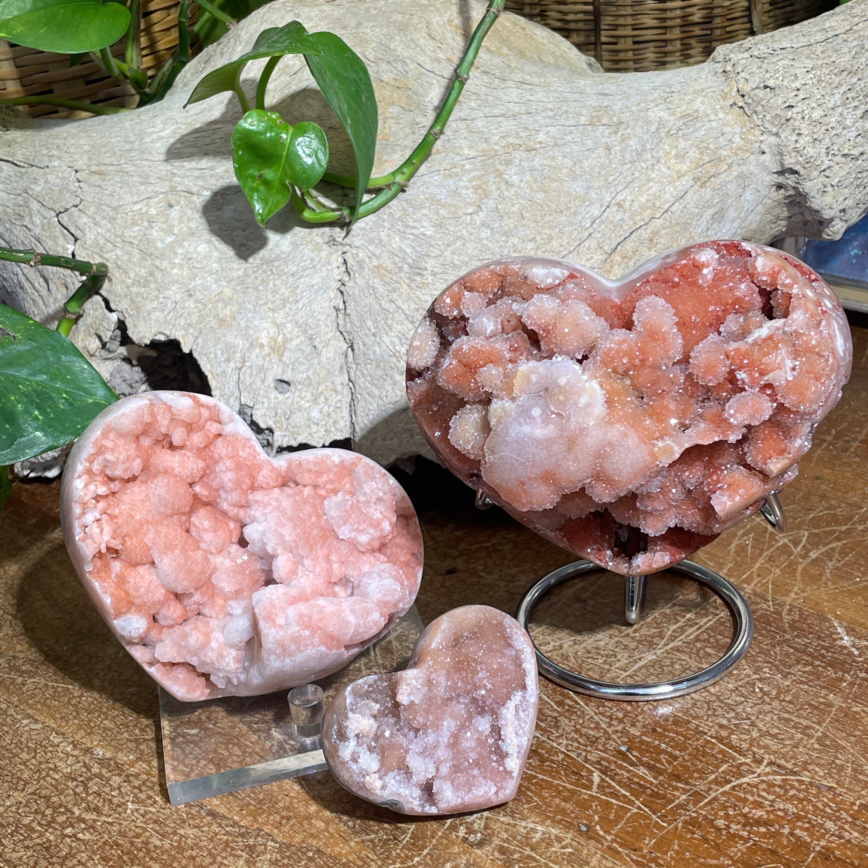 Pink Amethyst Heart