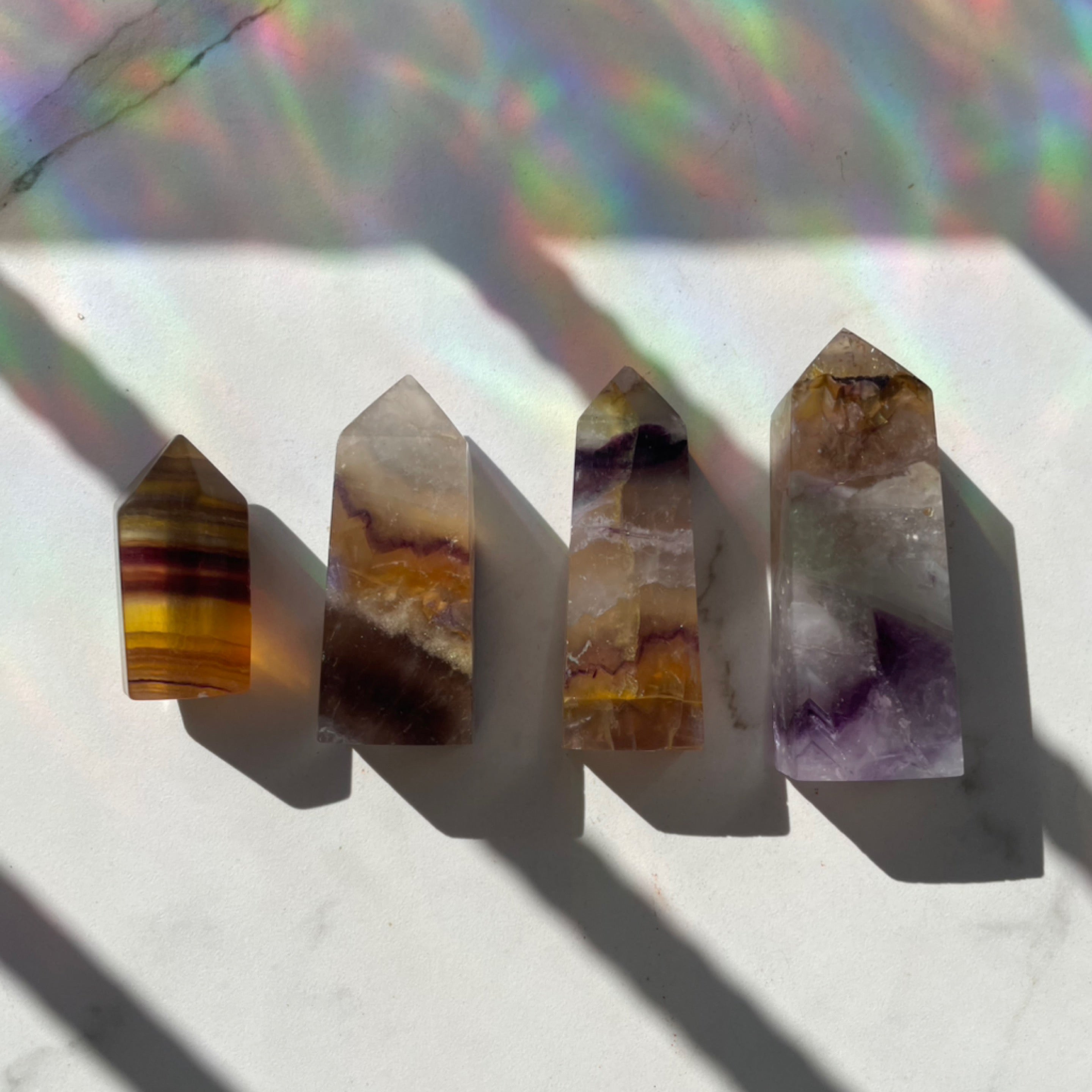 Rainbow Fluorite Towers