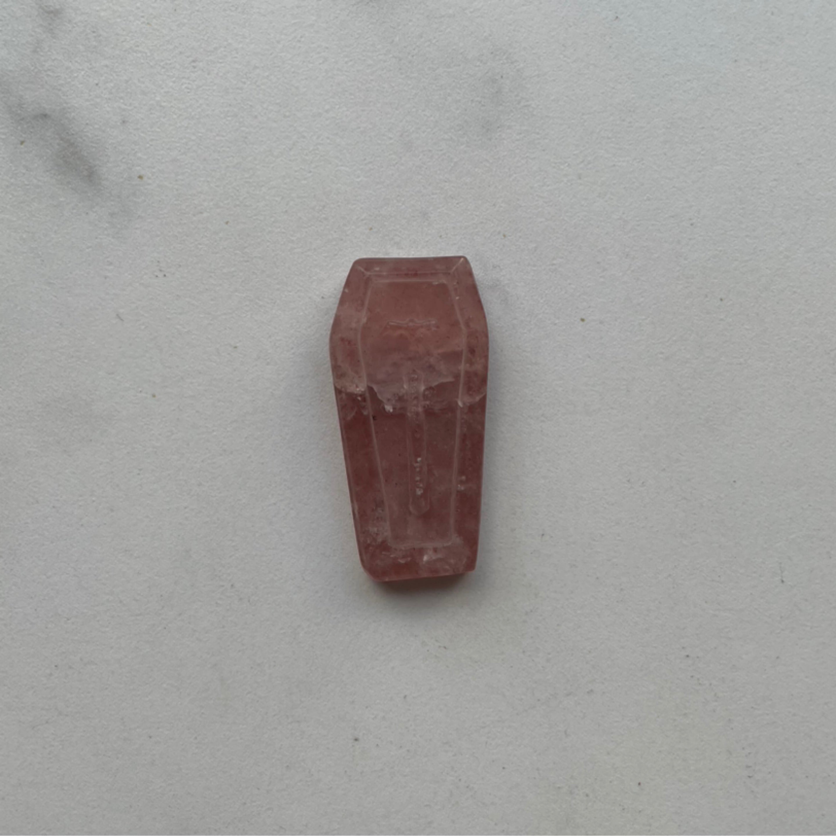 Strawberry Quartz Coffin