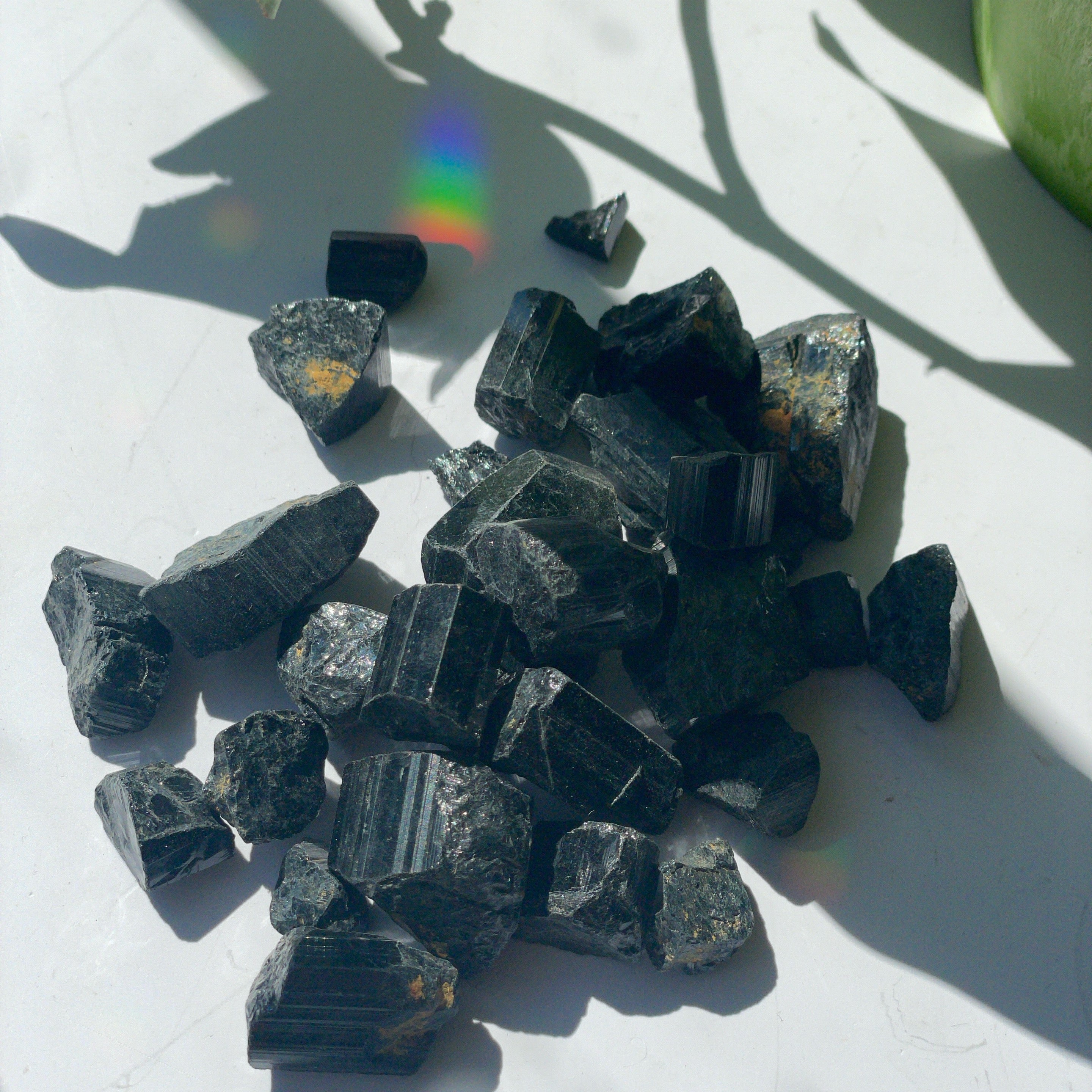 Black Tourmaline Raw Chunks