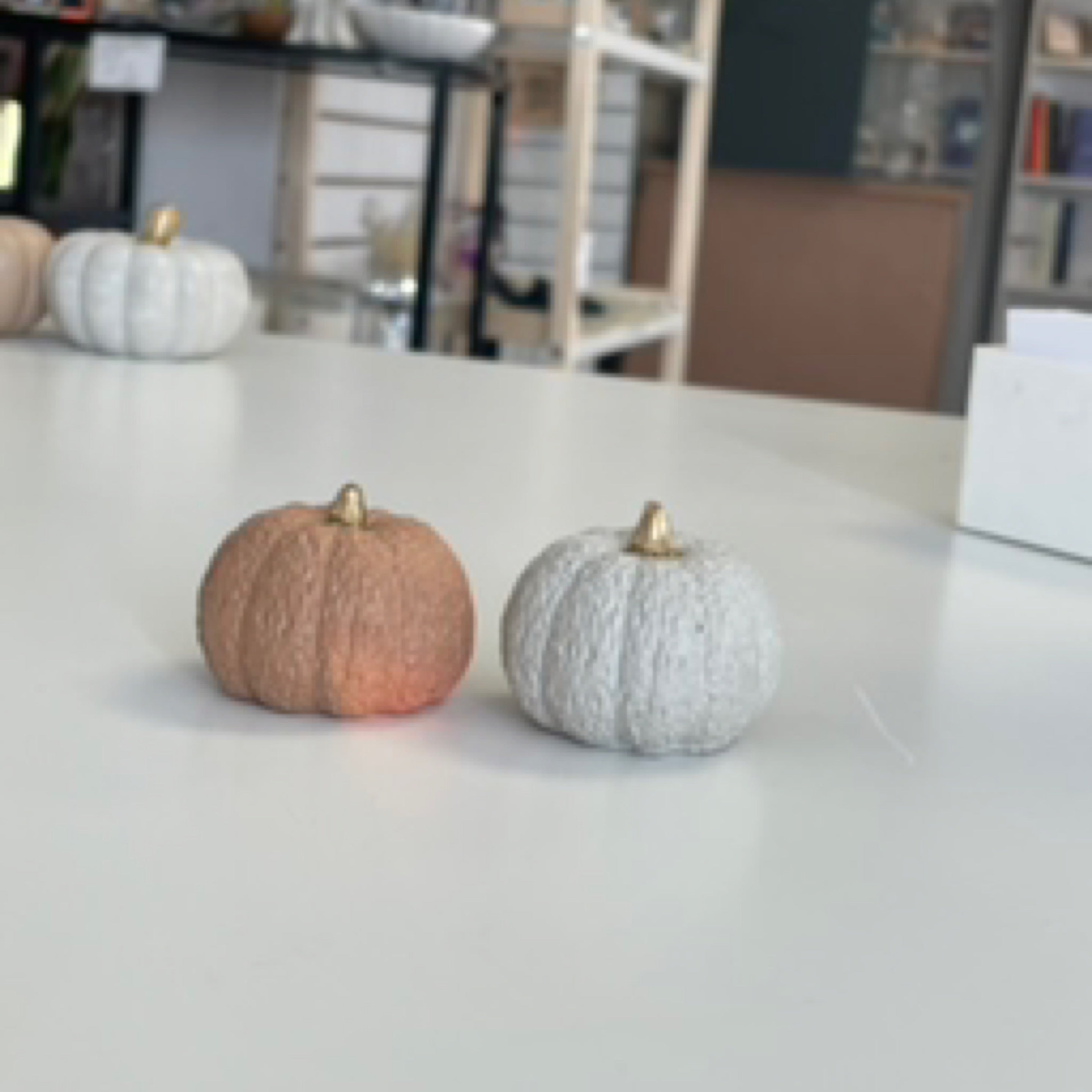 Concrete pumpkin medium