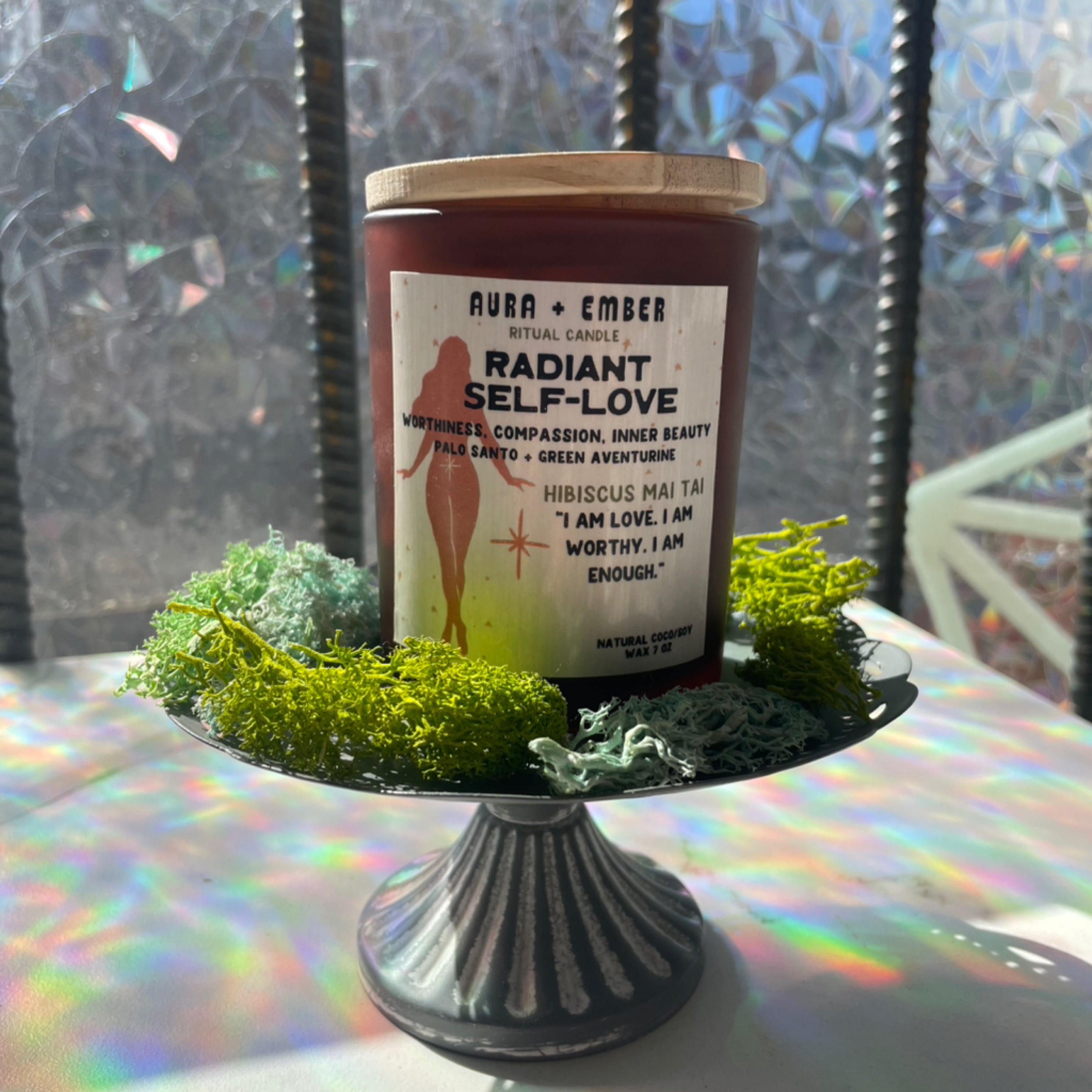 Radiant Self-Love Candle - Aura & Ember