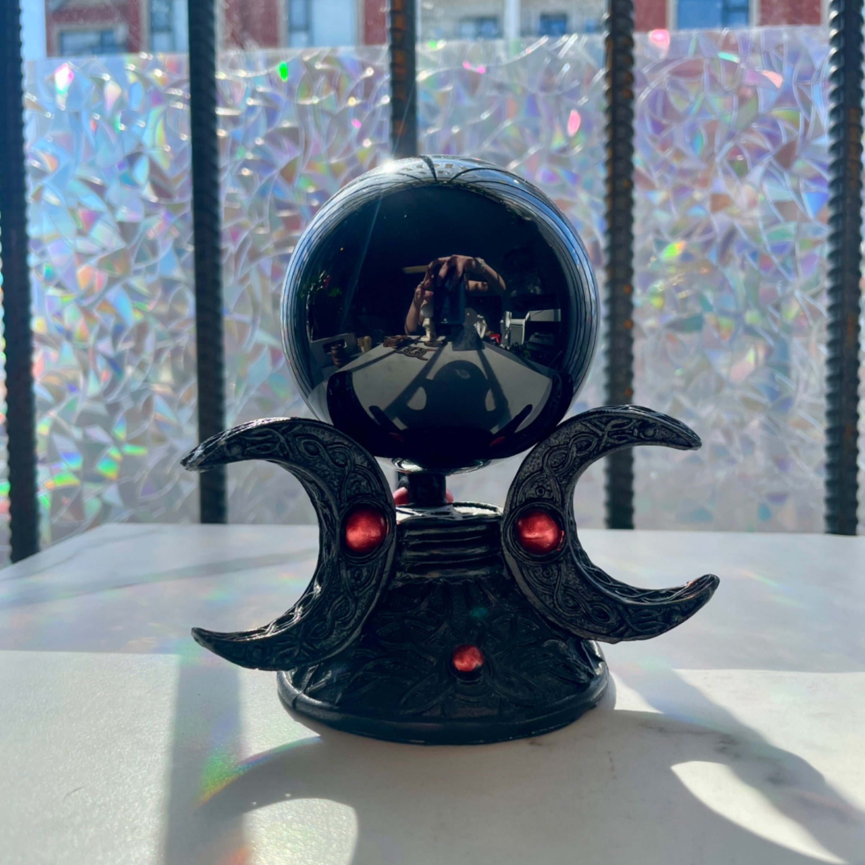 Triple Moon Sphere Stand
