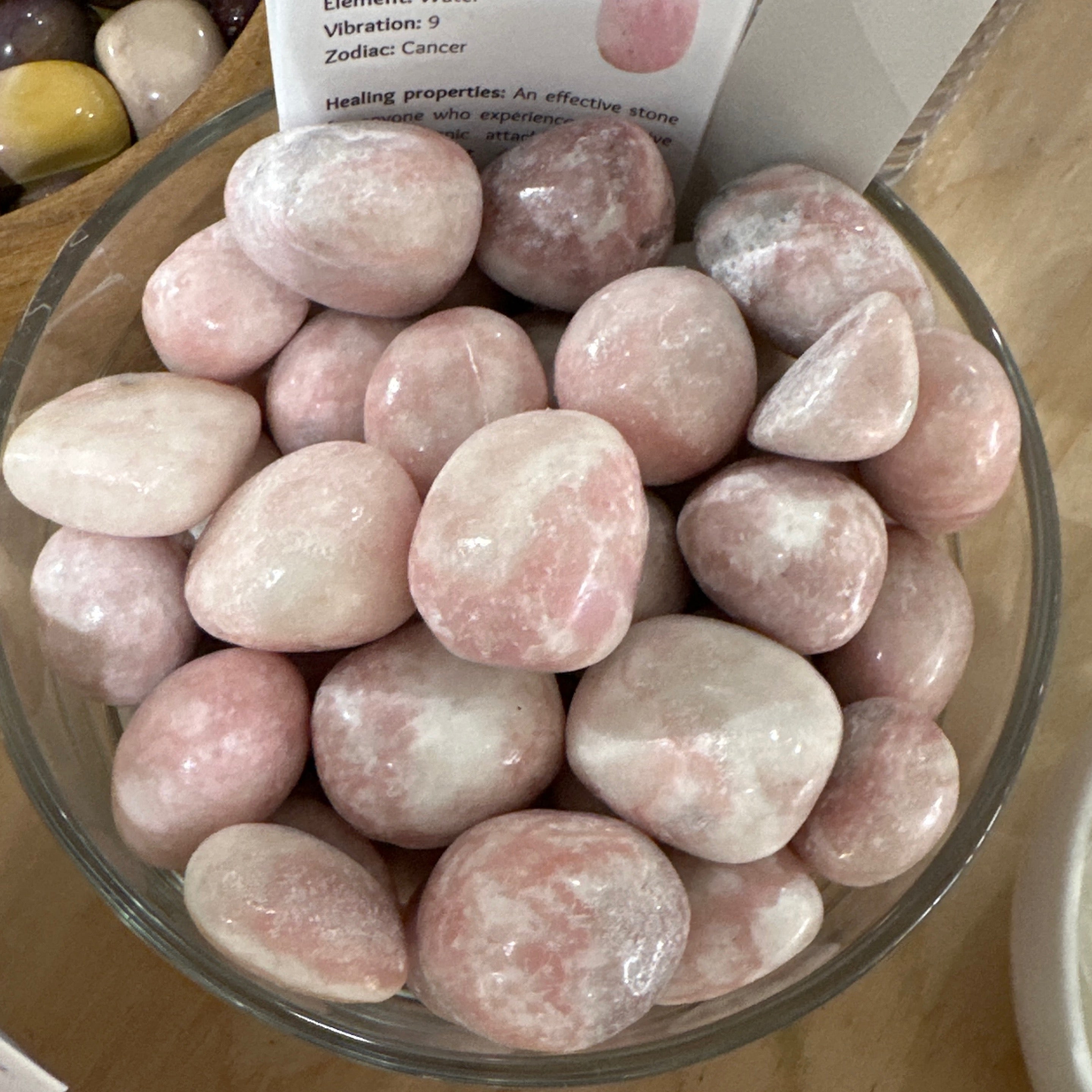 Pink Opal Tumbles